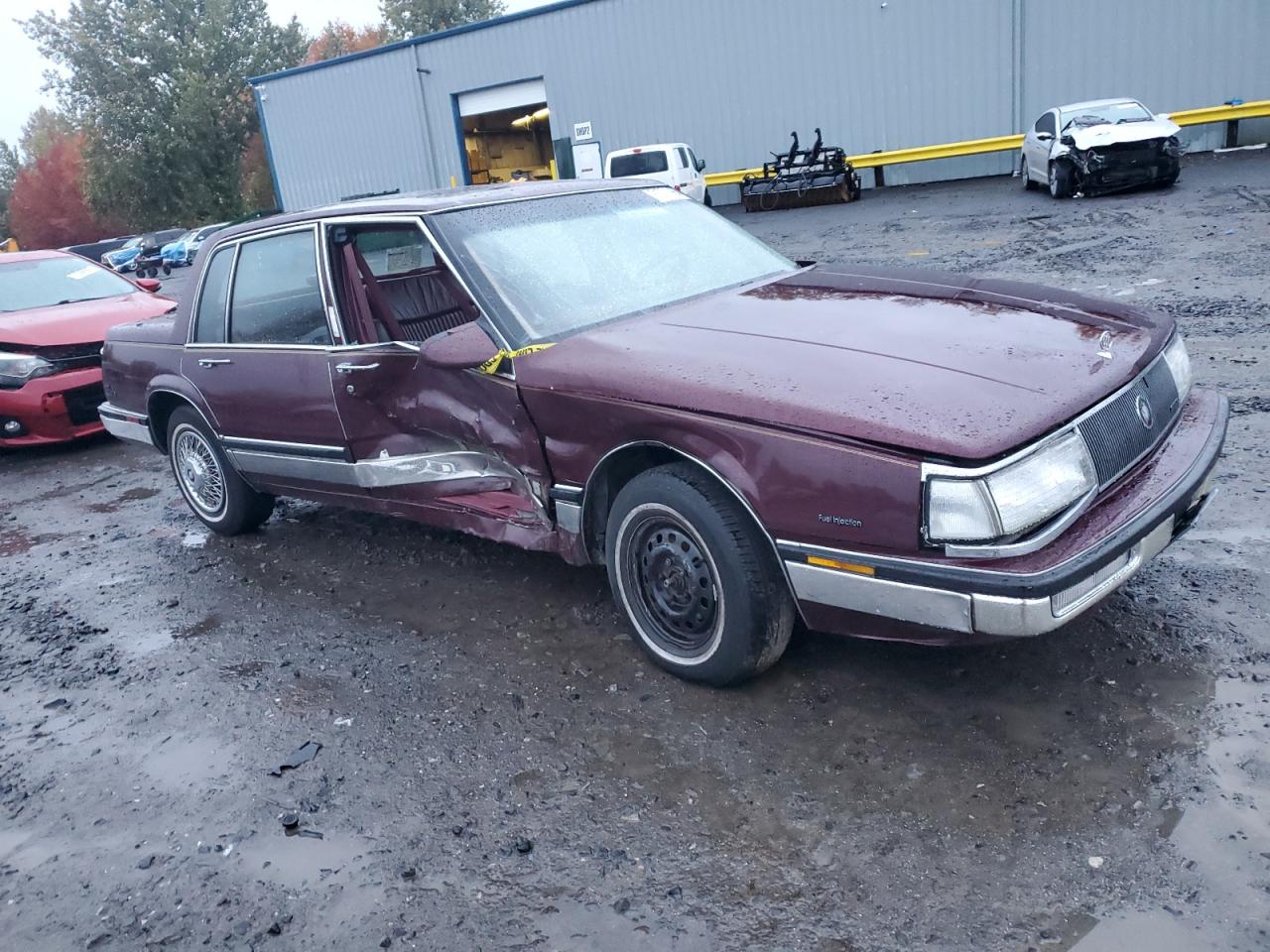 1989 Buick Electra Park Avenue Red vin: 1G4CW54CXK1633398