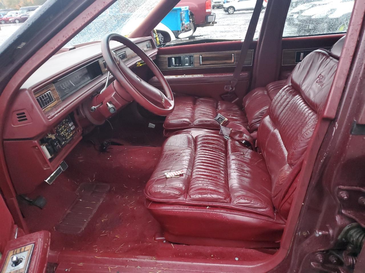1989 Buick Electra Park Avenue Red vin: 1G4CW54CXK1633398