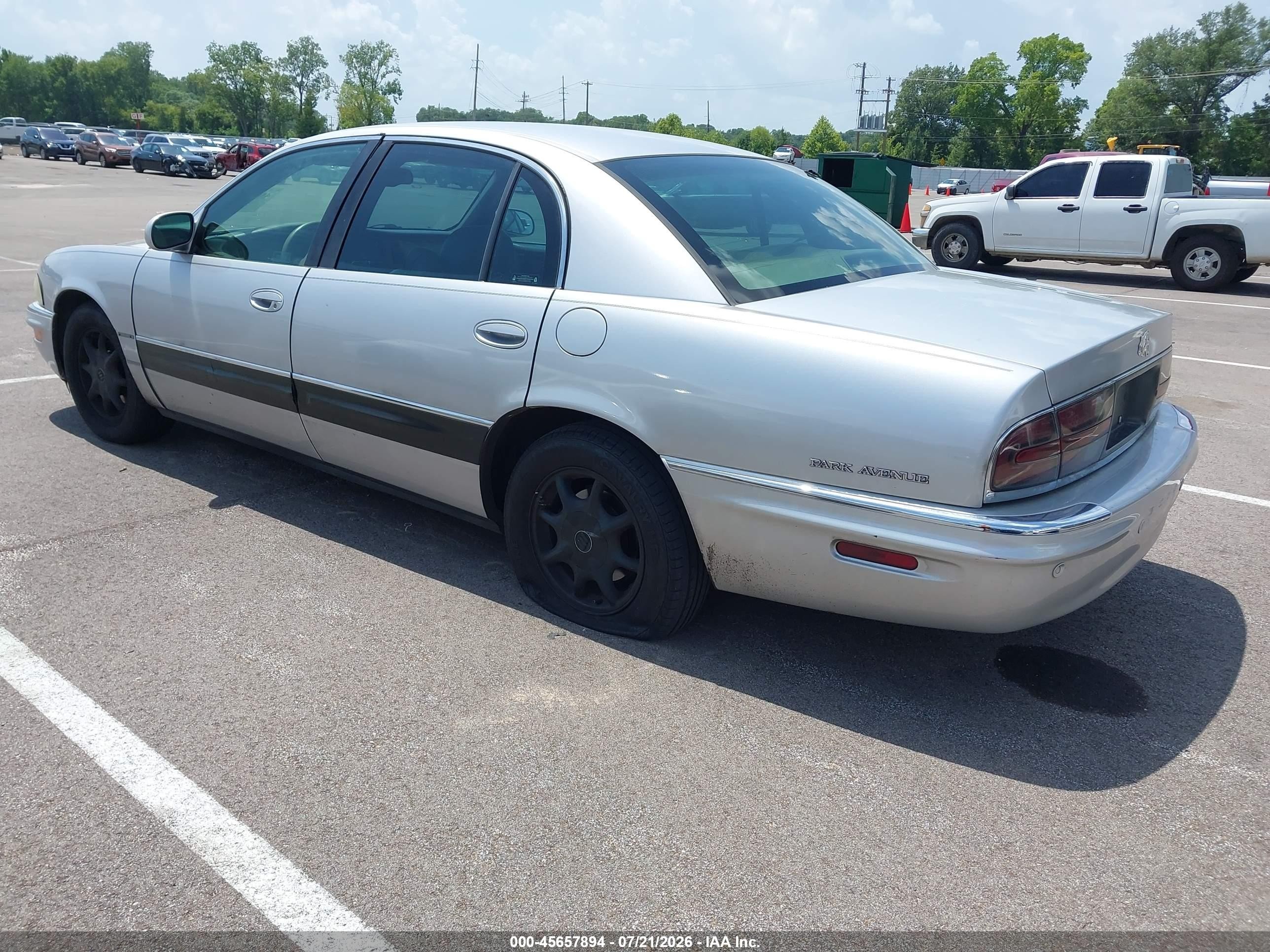 2002 Buick Park Avenue   Серебряный vin: 1G4CW54K024157961