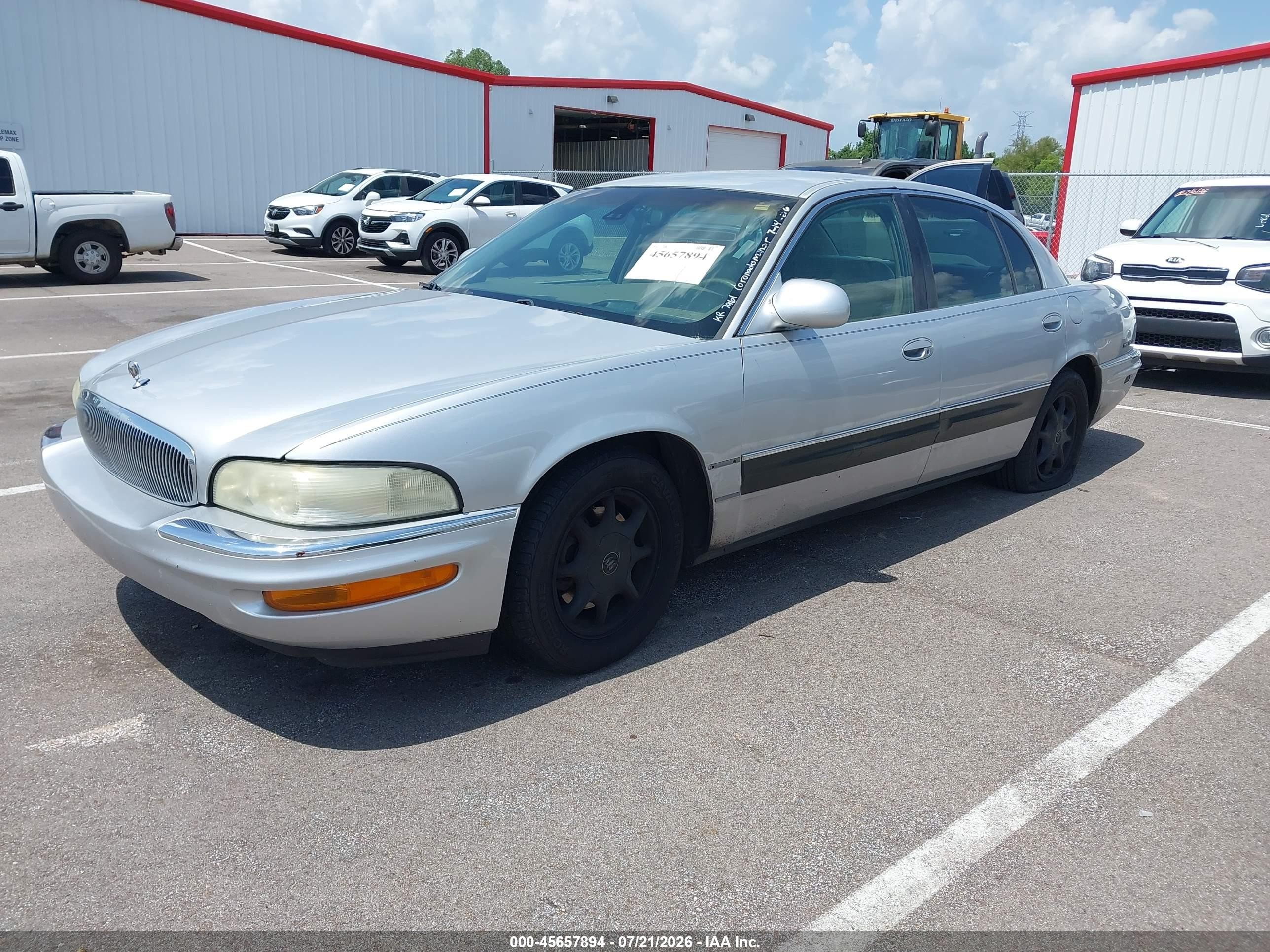 2002 Buick Park Avenue   Серебряный vin: 1G4CW54K024157961