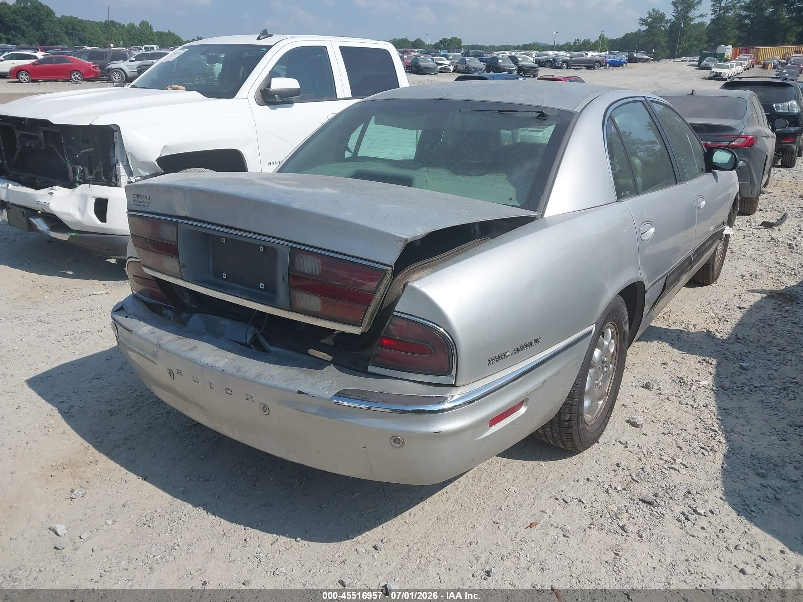 2003 Buick Park Avenue   Silver vin: 1G4CW54K034113461