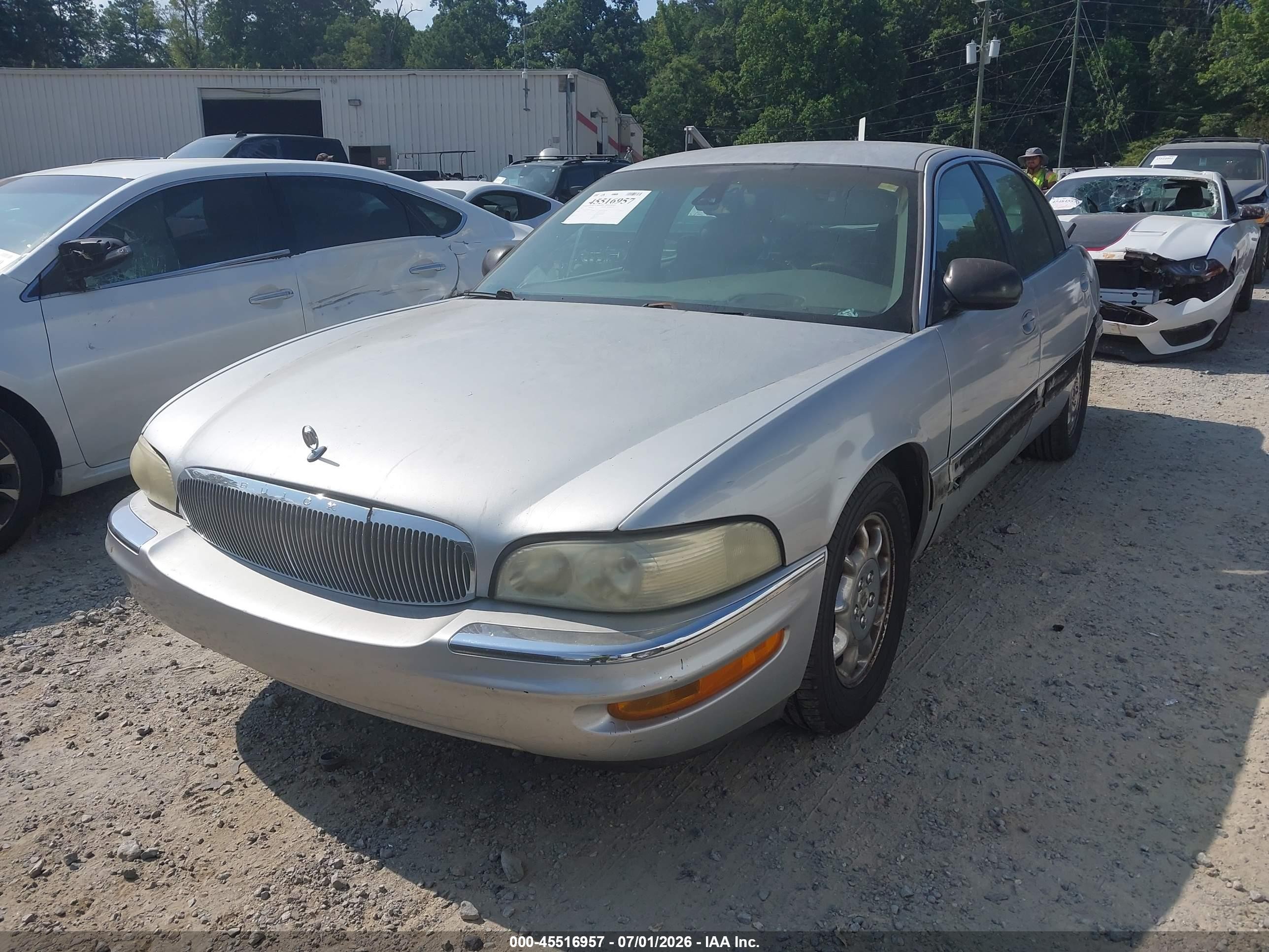 2003 Buick Park Avenue   Silver vin: 1G4CW54K034113461