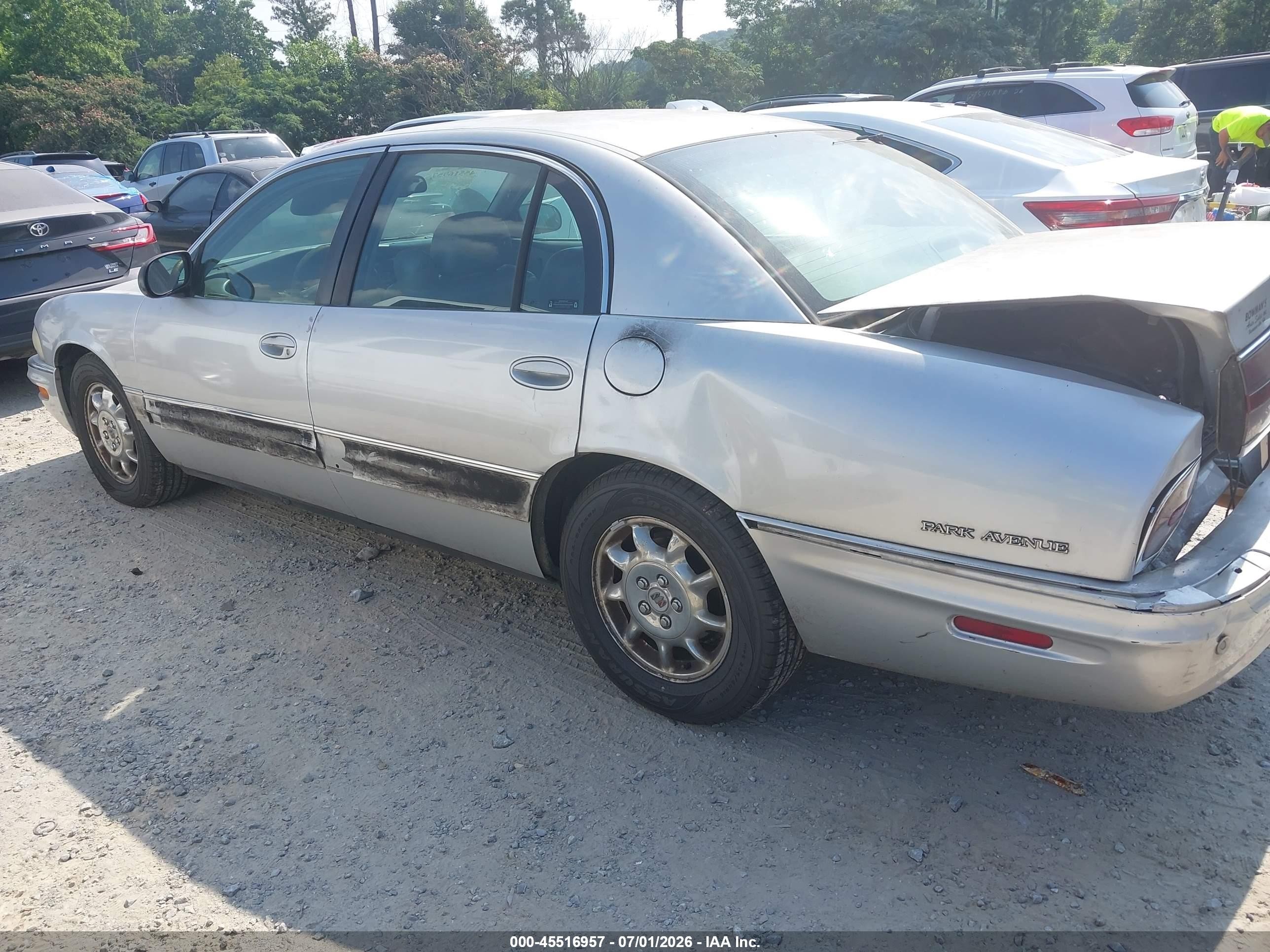 2003 Buick Park Avenue   Silver vin: 1G4CW54K034113461