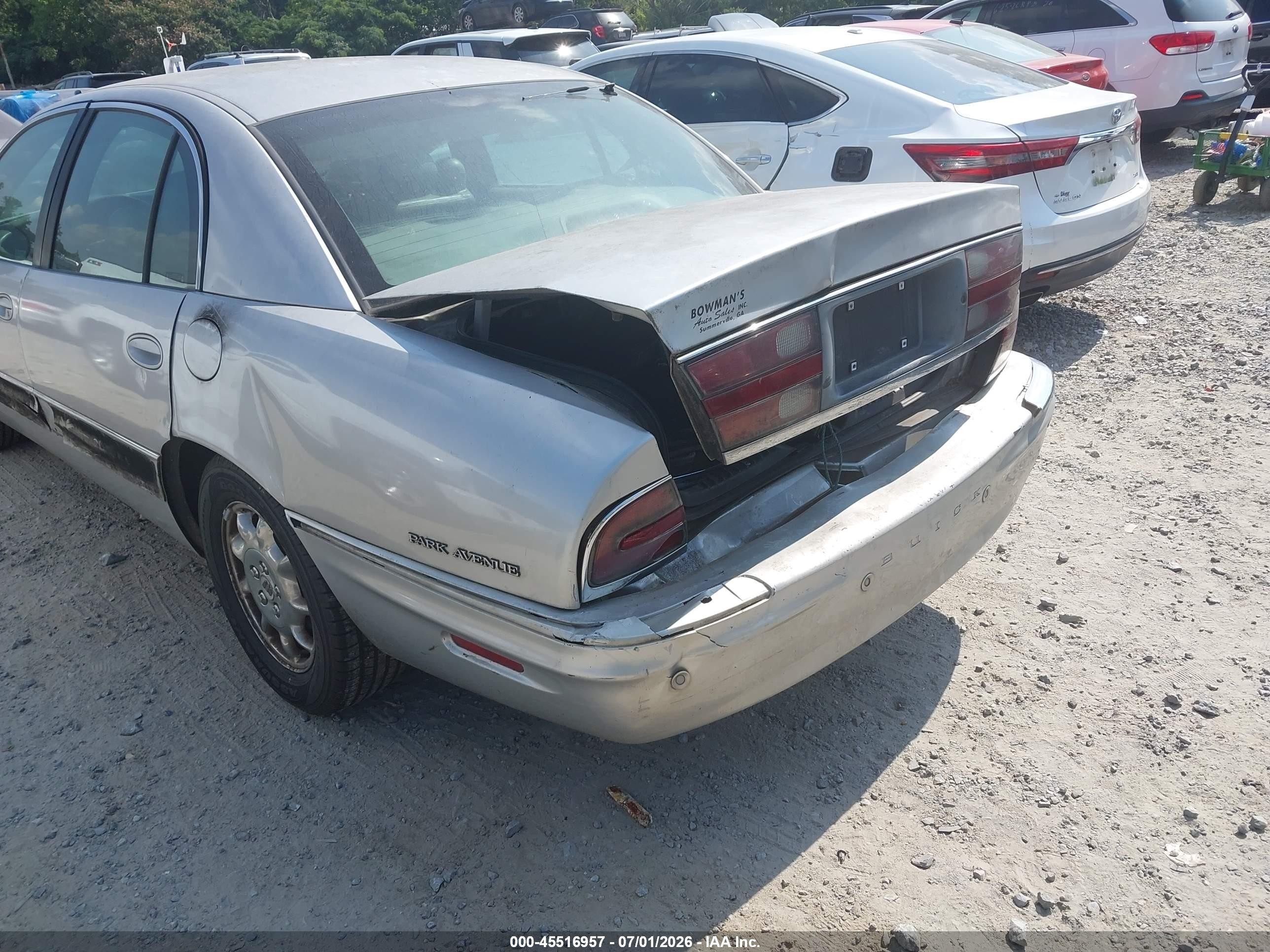 2003 Buick Park Avenue   Silver vin: 1G4CW54K034113461