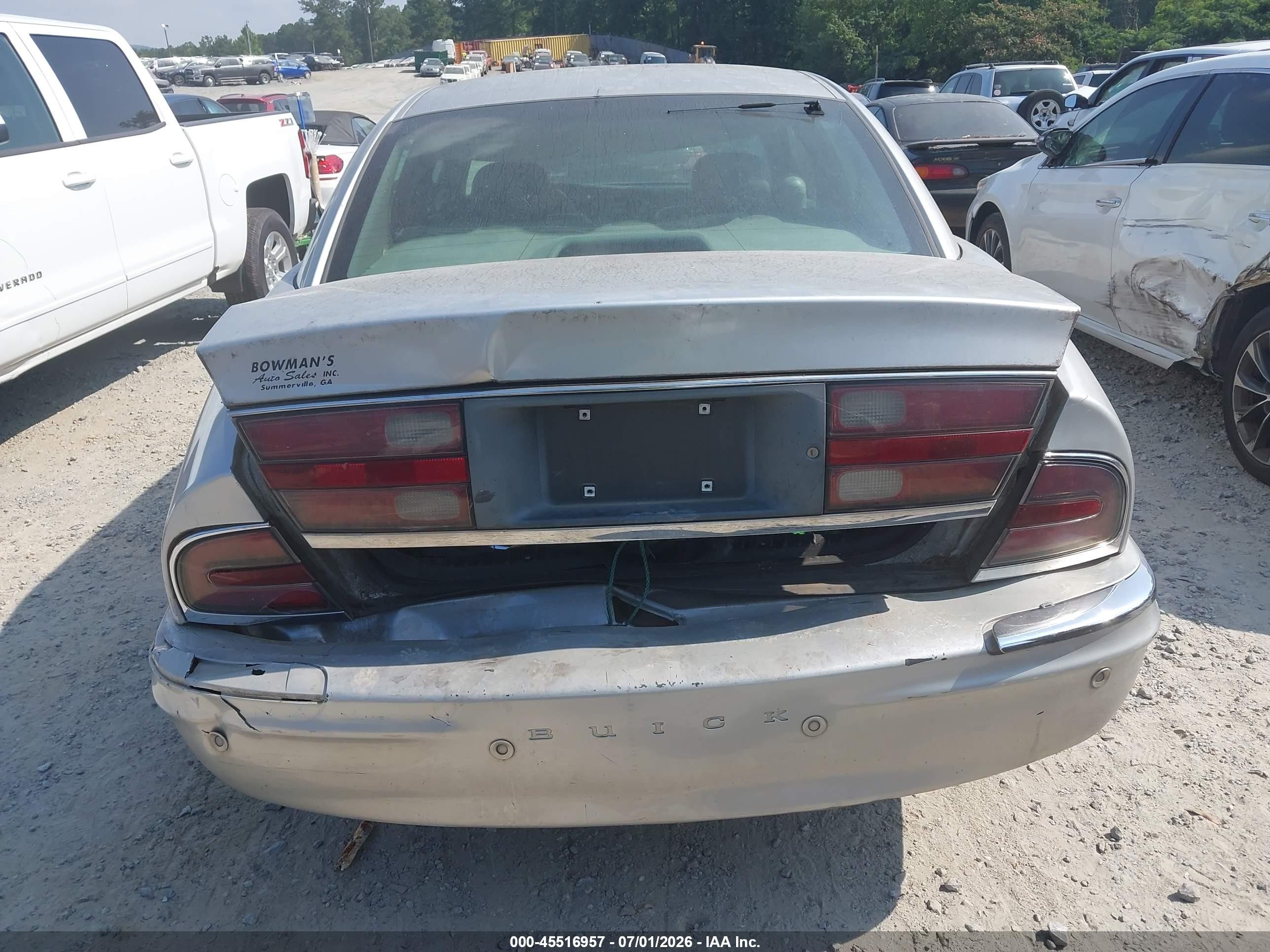2003 Buick Park Avenue   Silver vin: 1G4CW54K034113461