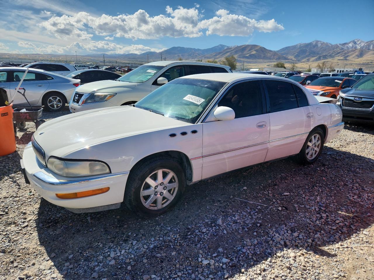 2005 Buick Park Avenue White vin: 1G4CW54K054106688
