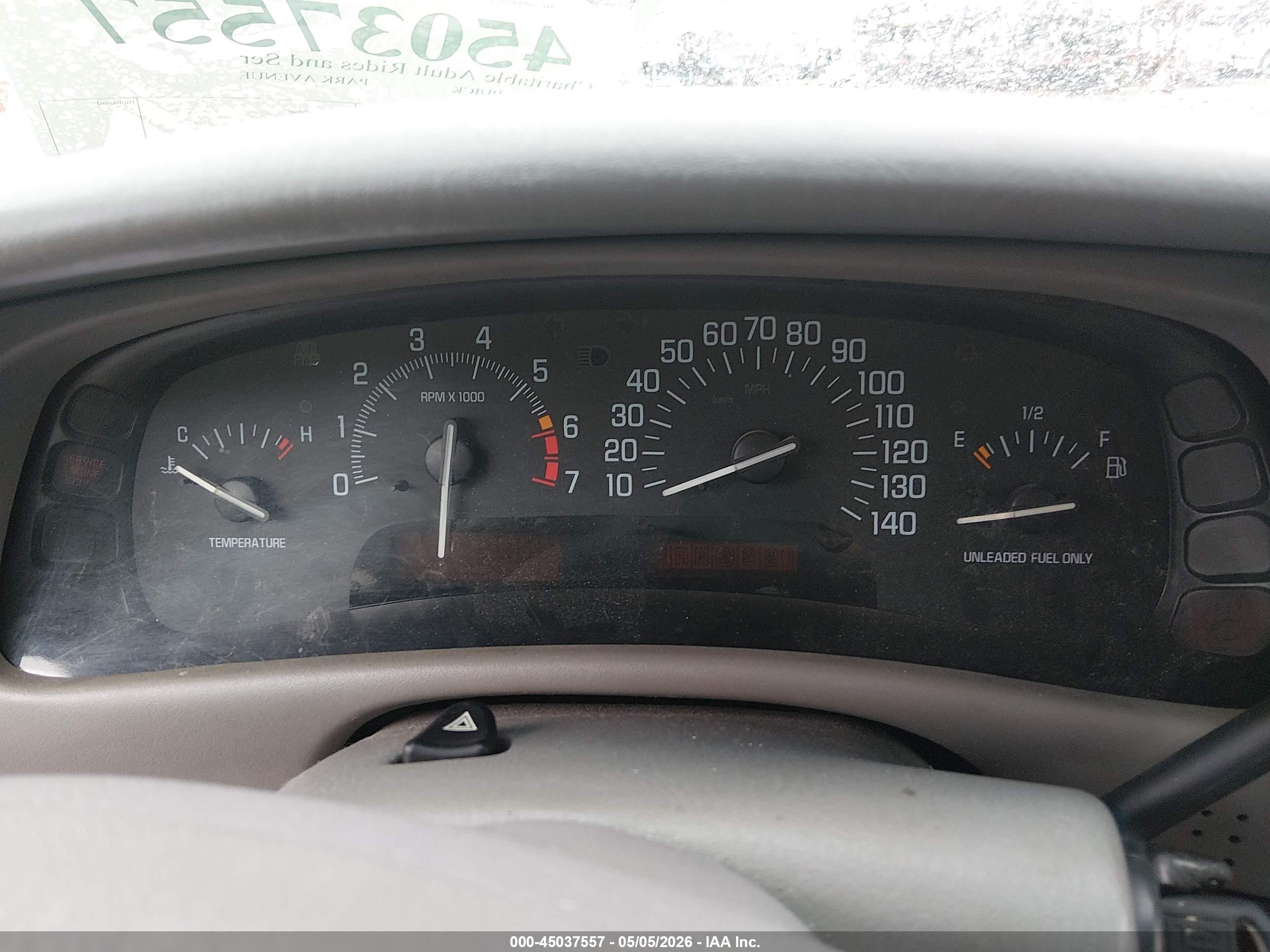 2001 Buick Park Avenue   Серебряный vin: 1G4CW54K114138897