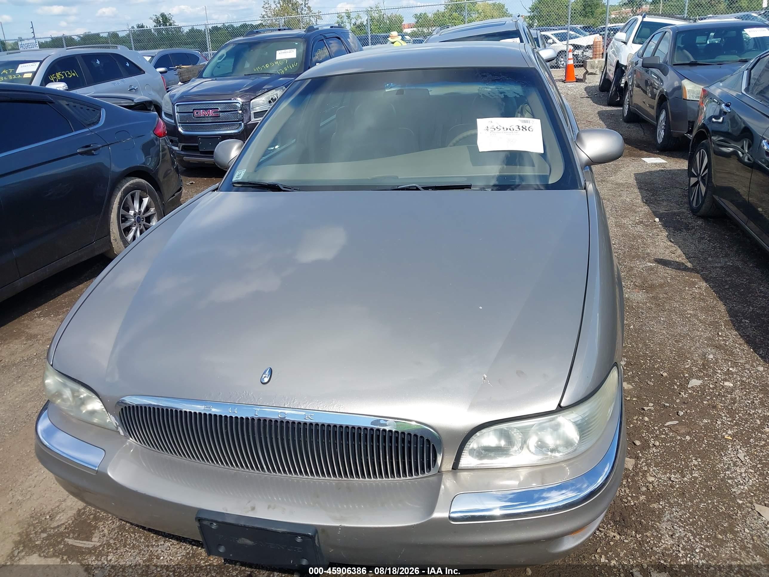 2001 Buick Park Avenue   Champagne vin: 1G4CW54K114174931