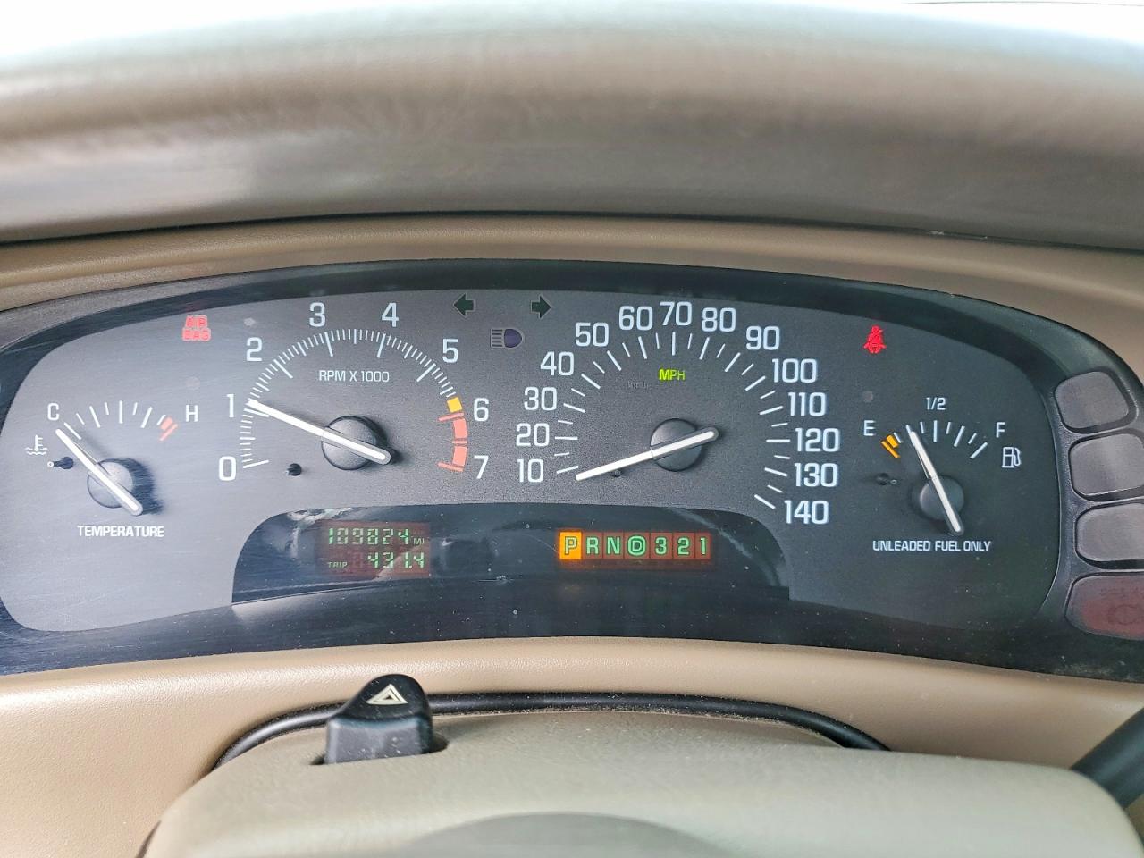 2003 Buick Park Avenue Gold vin: 1G4CW54K134197077