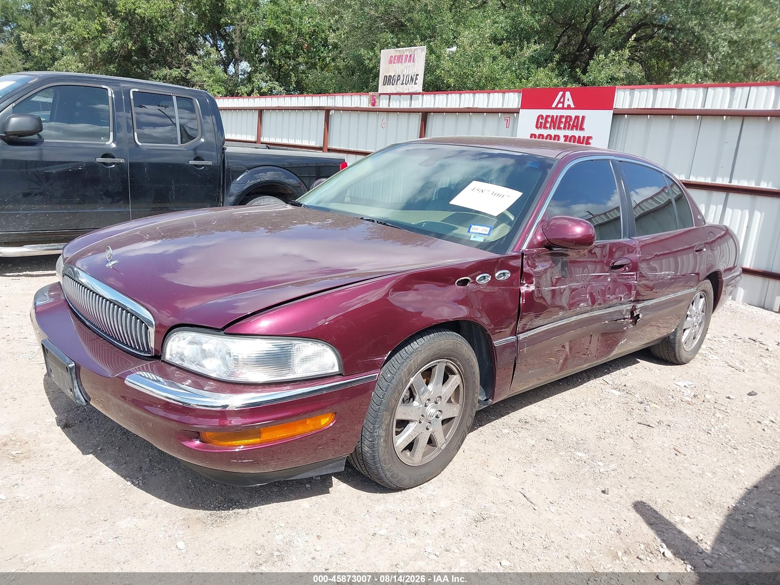 2005 Buick Park Avenue   Burgundy vin: 1G4CW54K154108160
