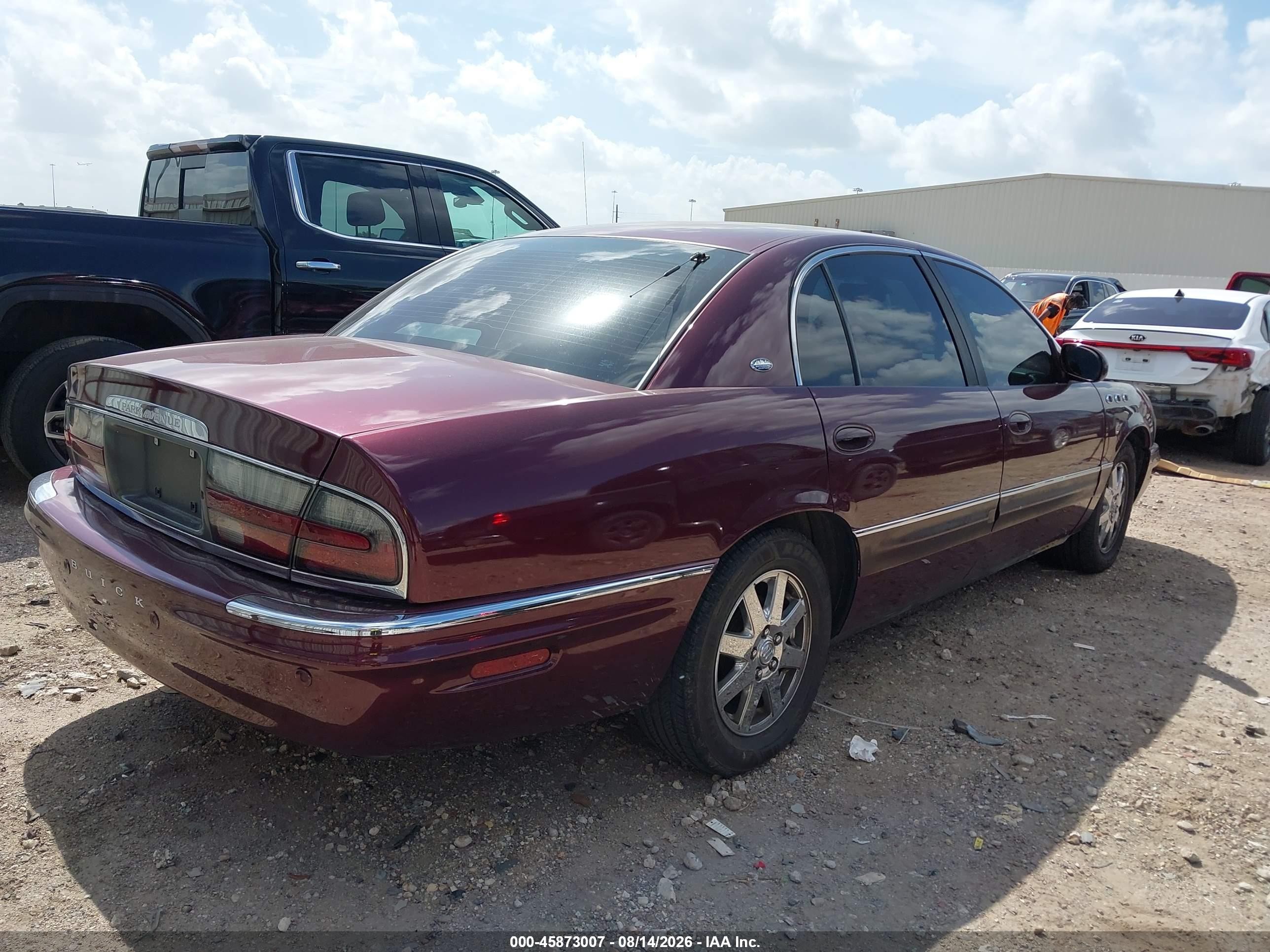 2005 Buick Park Avenue   Burgundy vin: 1G4CW54K154108160