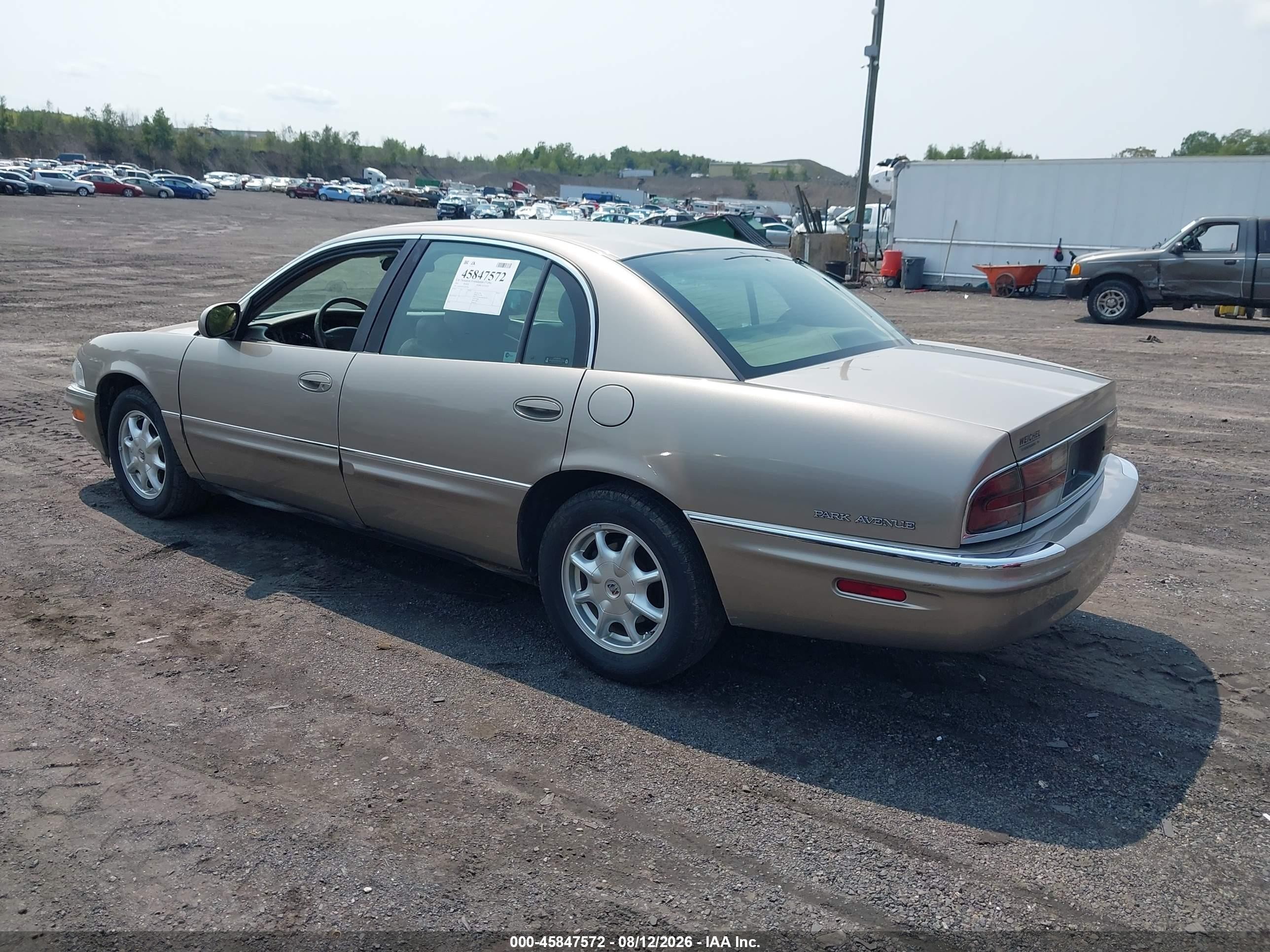2002 Buick Park Avenue   Gold vin: 1G4CW54K224233356