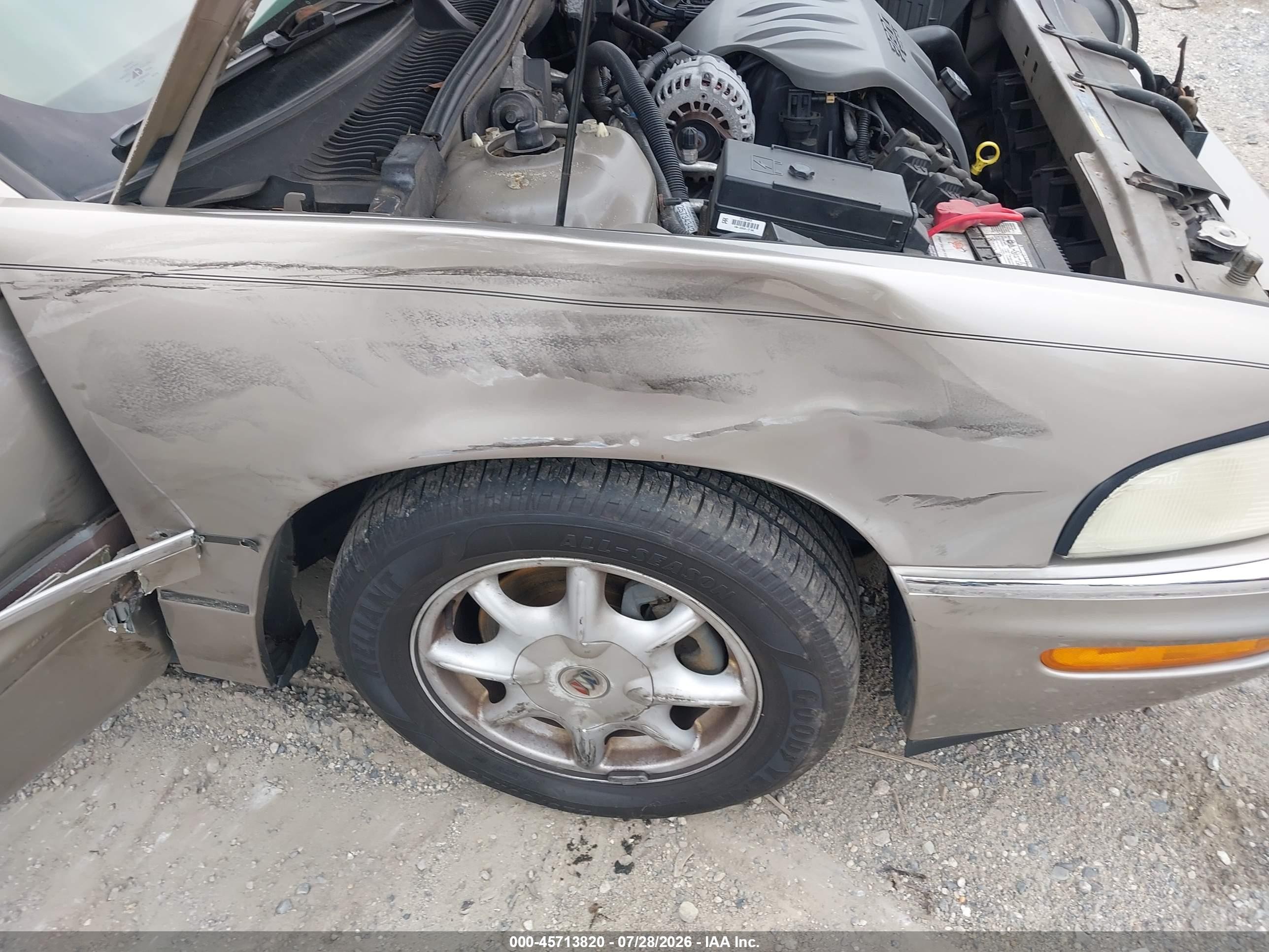 2003 Buick Park Avenue   Beige vin: 1G4CW54K334119917