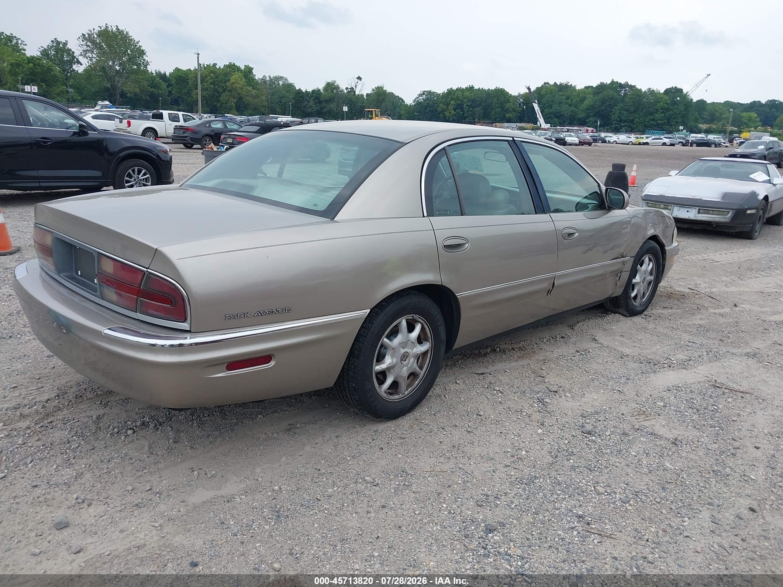 2003 Buick Park Avenue   Beige vin: 1G4CW54K334119917