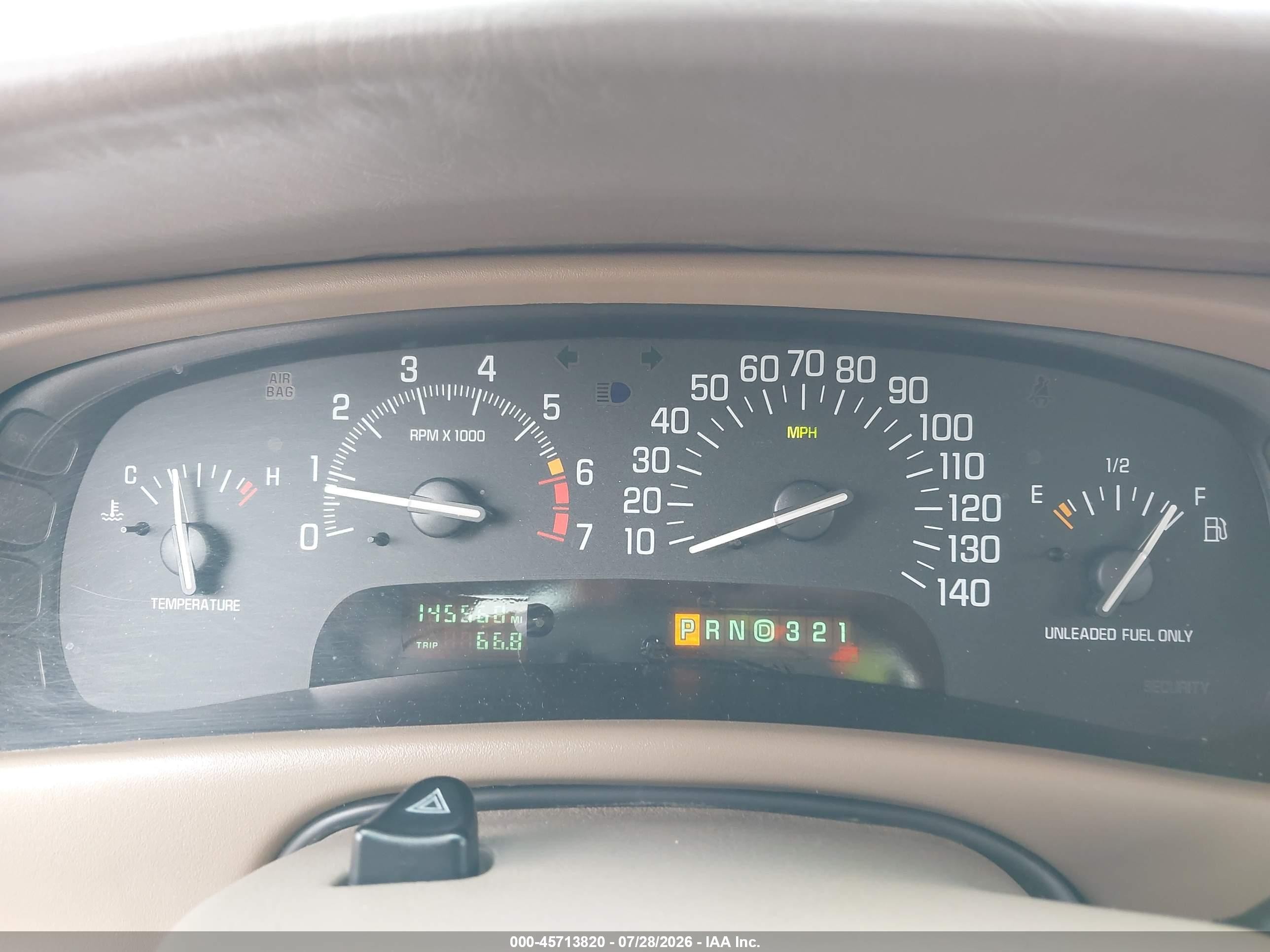 2003 Buick Park Avenue   Beige vin: 1G4CW54K334119917