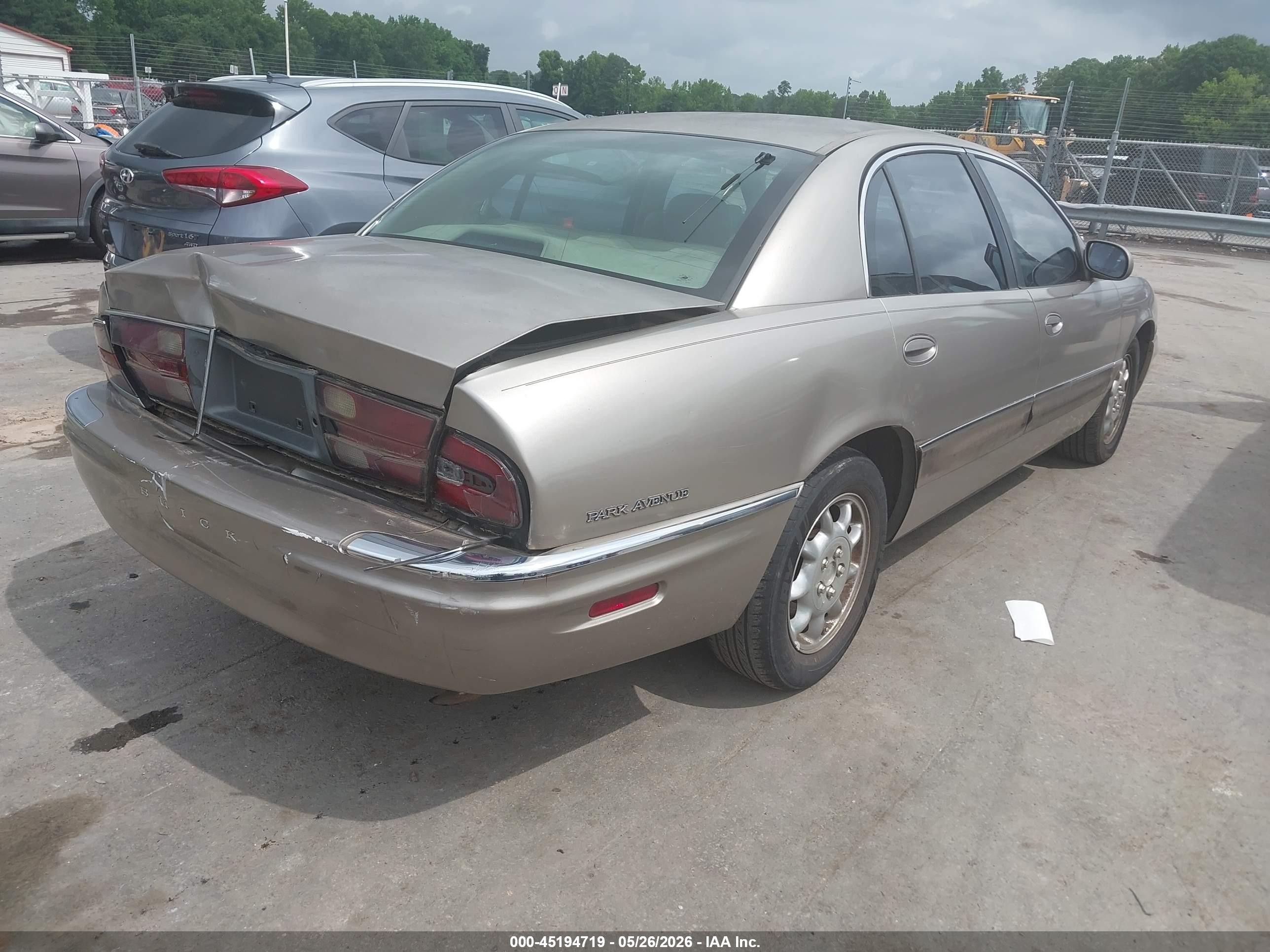 2001 Buick Park Avenue Brown vin: 1G4CW54K414298224