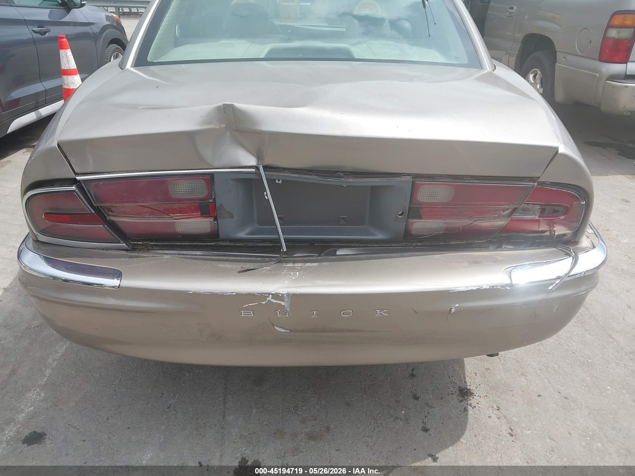 2001 Buick Park Avenue Brown vin: 1G4CW54K414298224