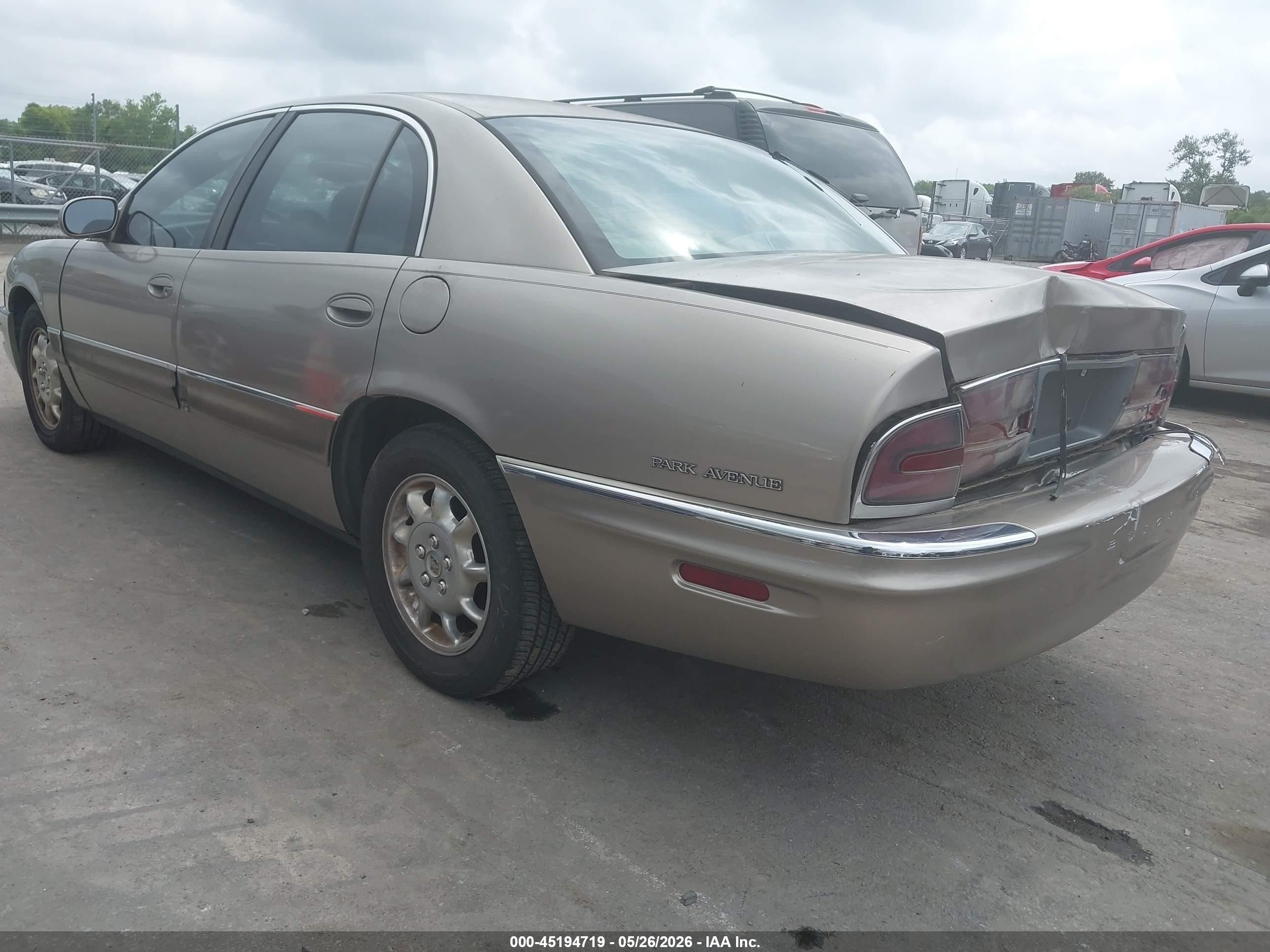 2001 Buick Park Avenue Brown vin: 1G4CW54K414298224