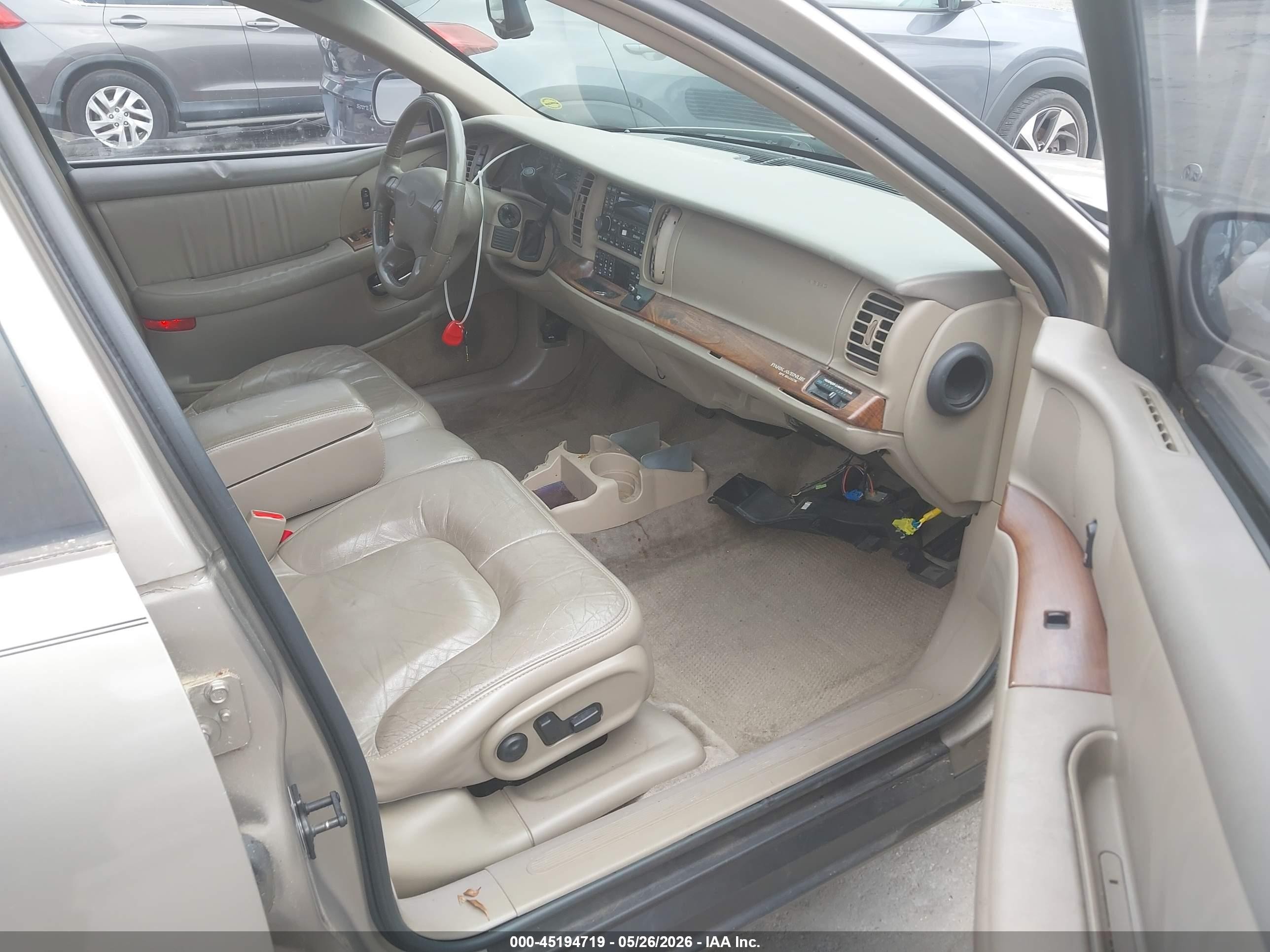 2001 Buick Park Avenue Brown vin: 1G4CW54K414298224