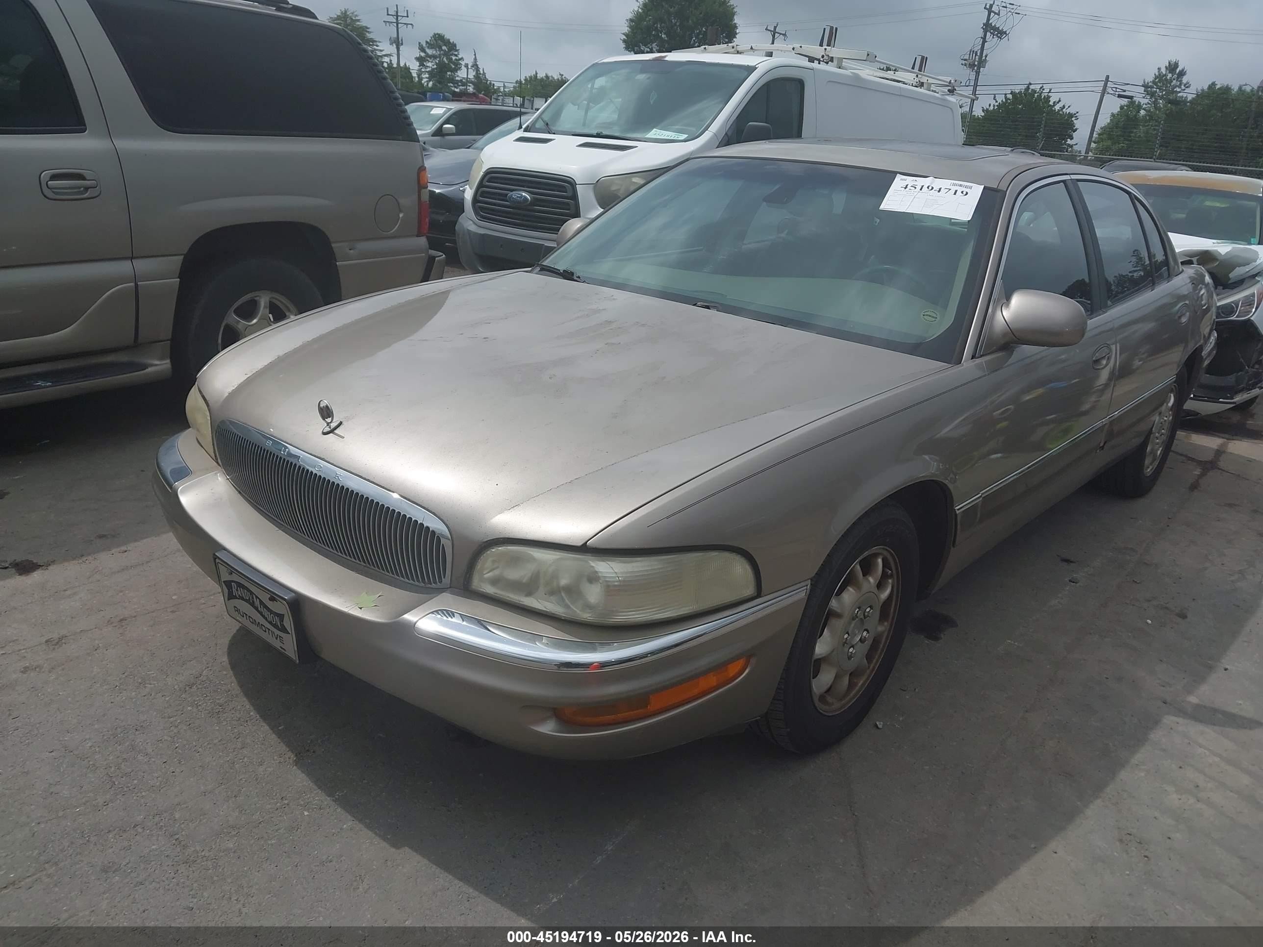 2001 Buick Park Avenue Brown vin: 1G4CW54K414298224