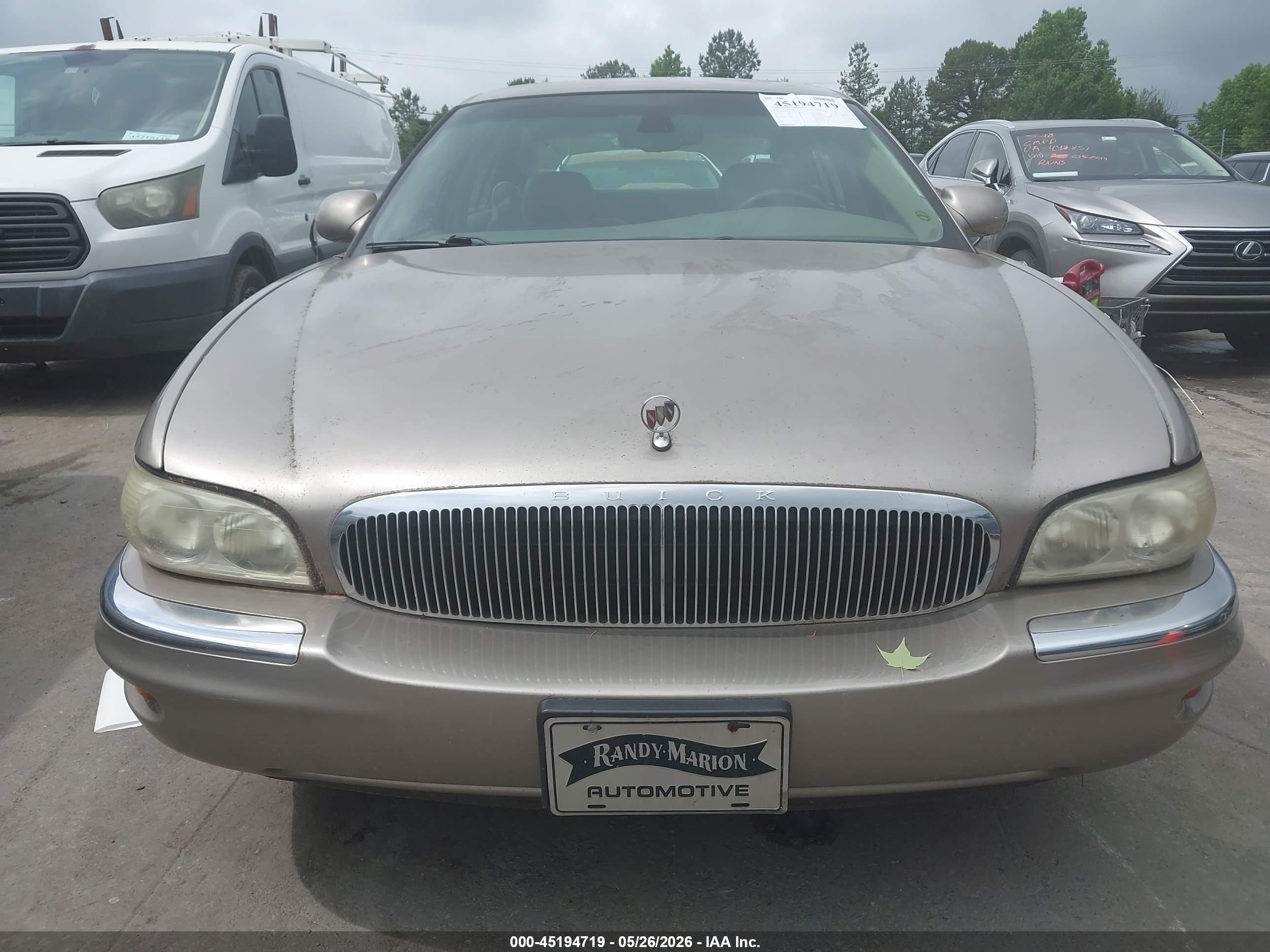 2001 Buick Park Avenue Brown vin: 1G4CW54K414298224