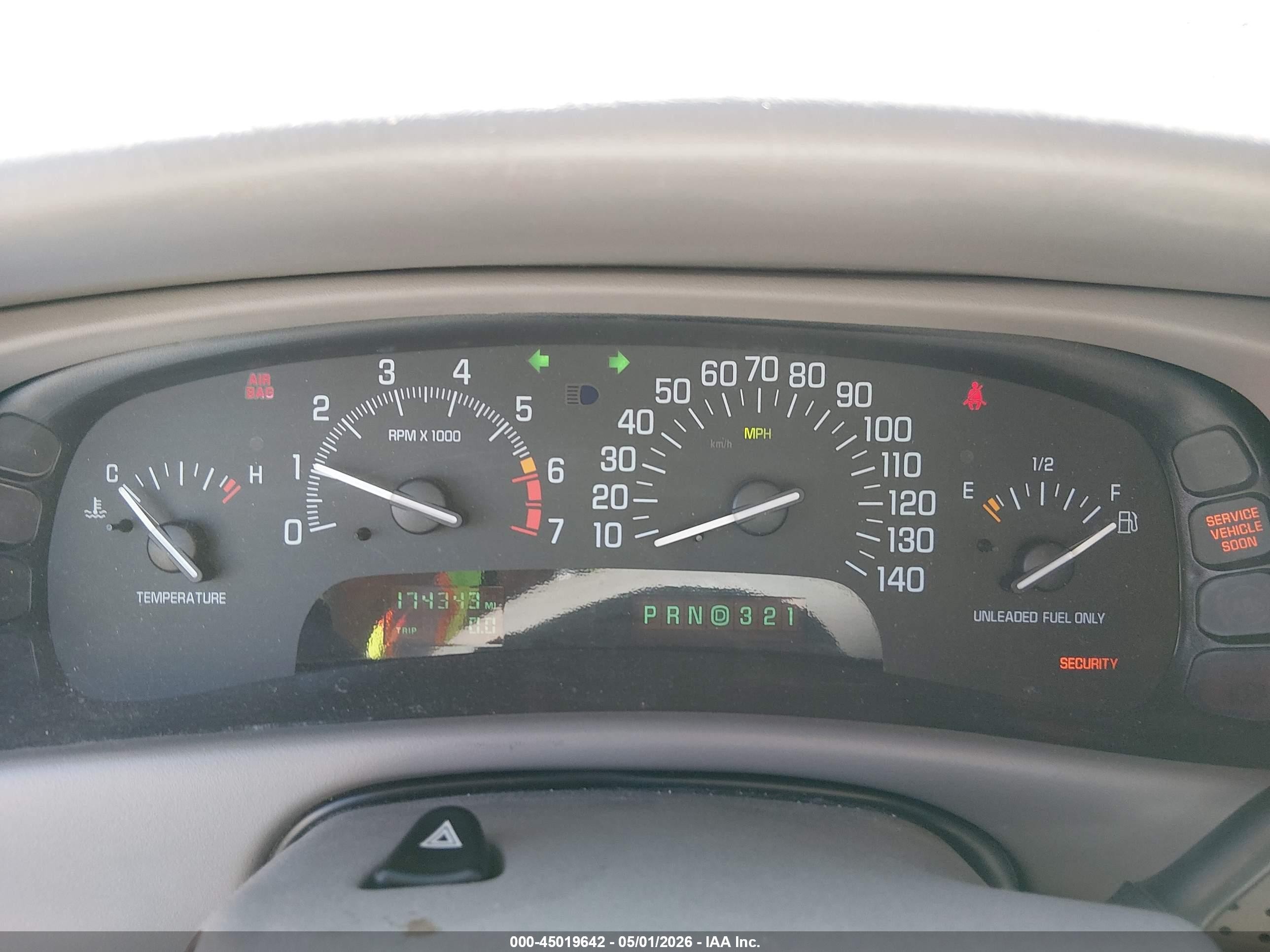 2003 Buick Park Avenue   Light Blue vin: 1G4CW54K434197283