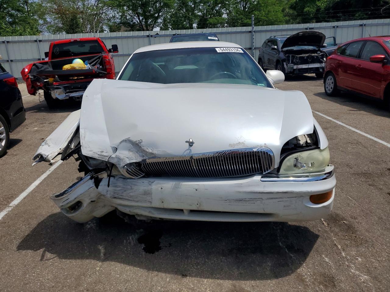 2000 Buick Park Avenue White vin: 1G4CW54K4Y4262883