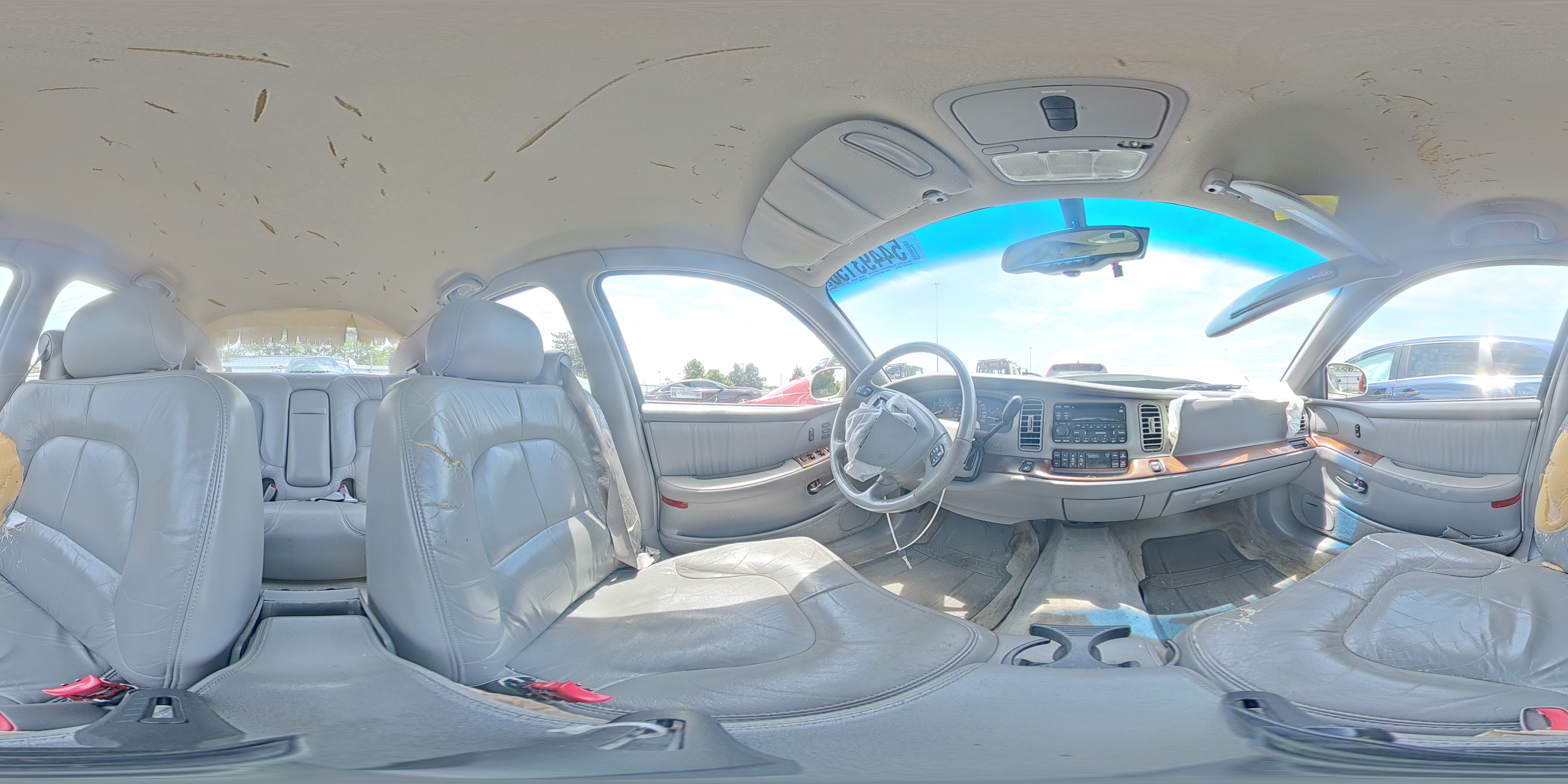 2000 Buick Park Avenue White vin: 1G4CW54K4Y4262883