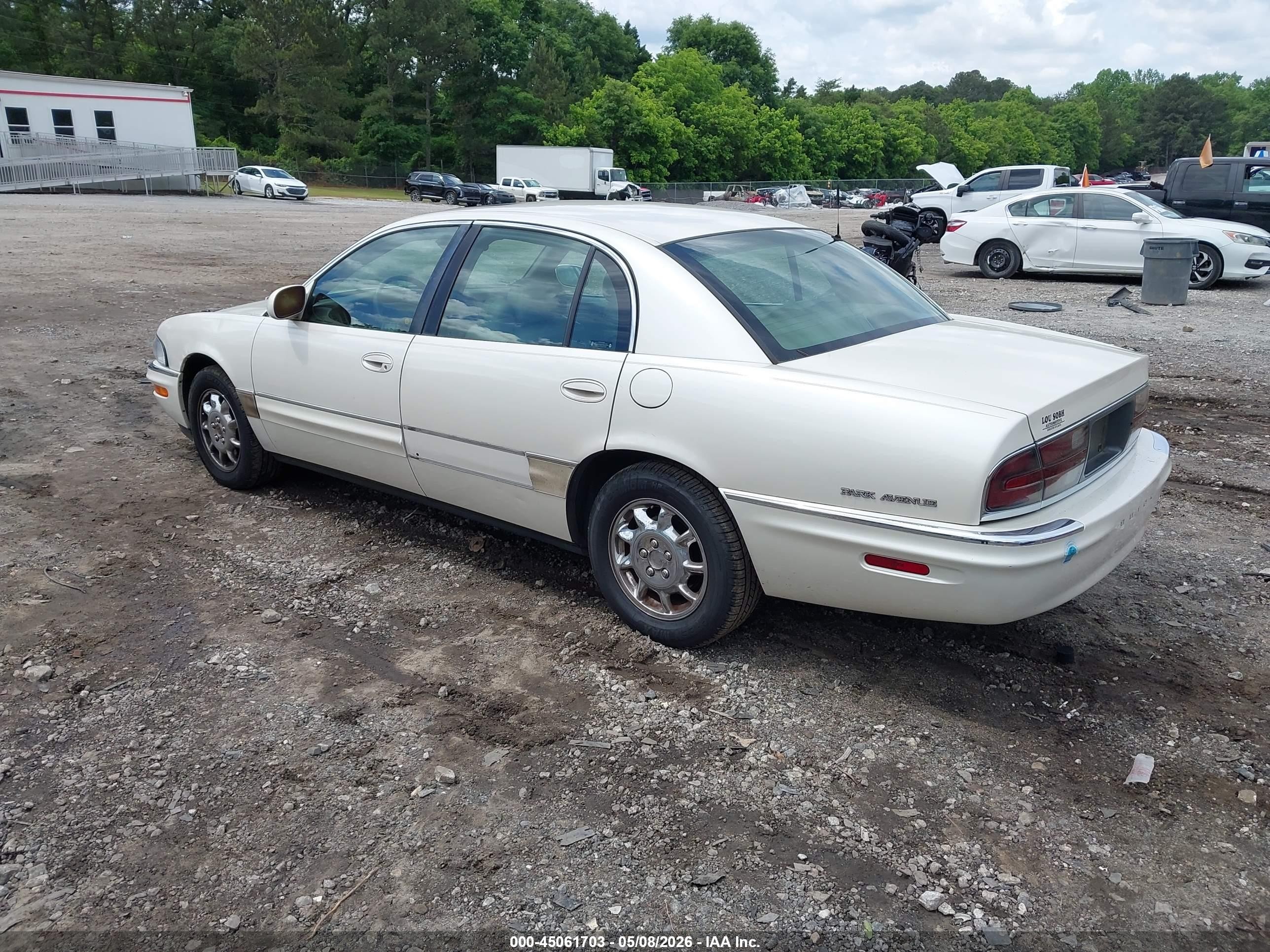 2002 Buick Park Avenue   Cream vin: 1G4CW54K524161407