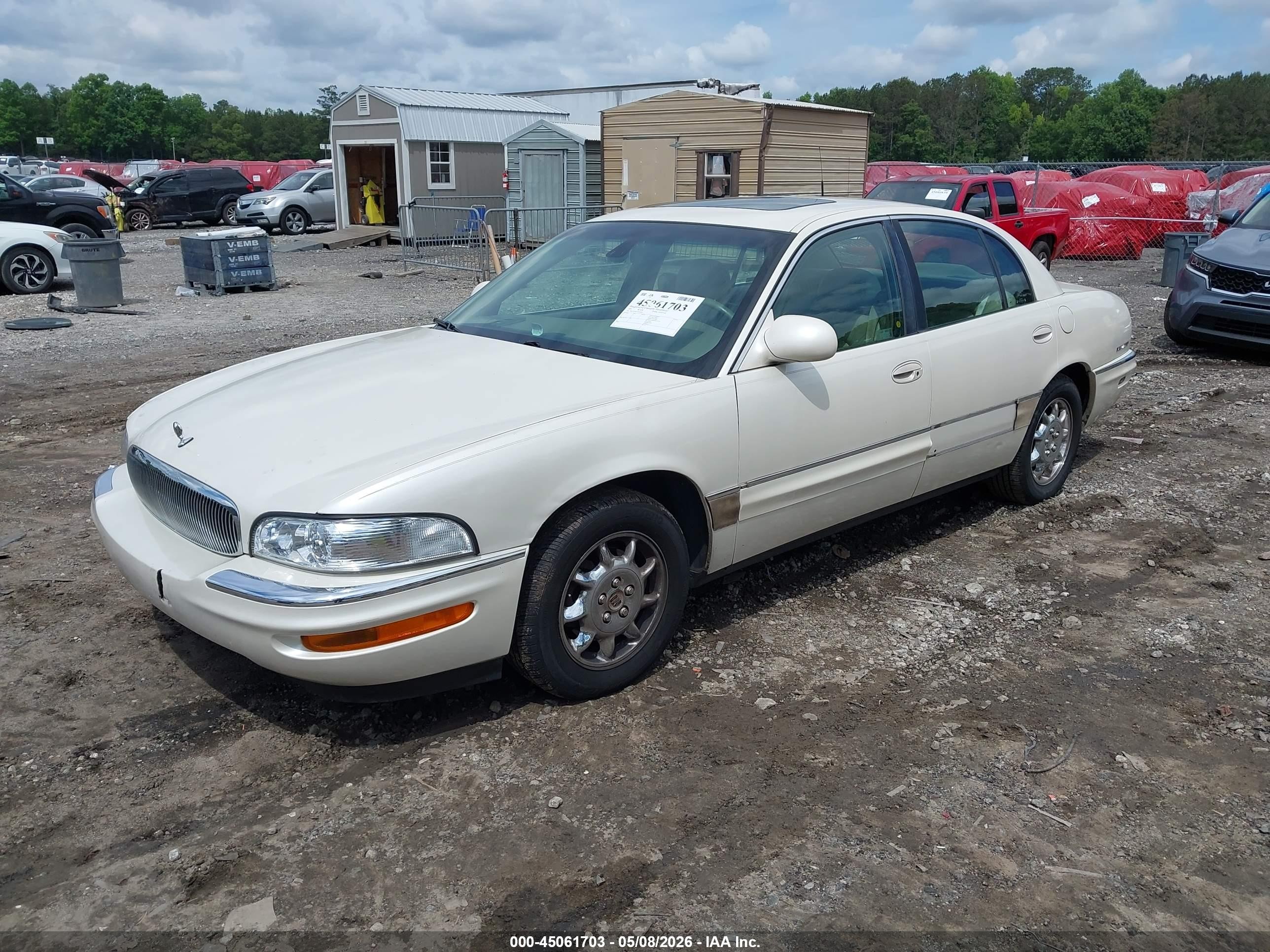 2002 Buick Park Avenue   Cream vin: 1G4CW54K524161407