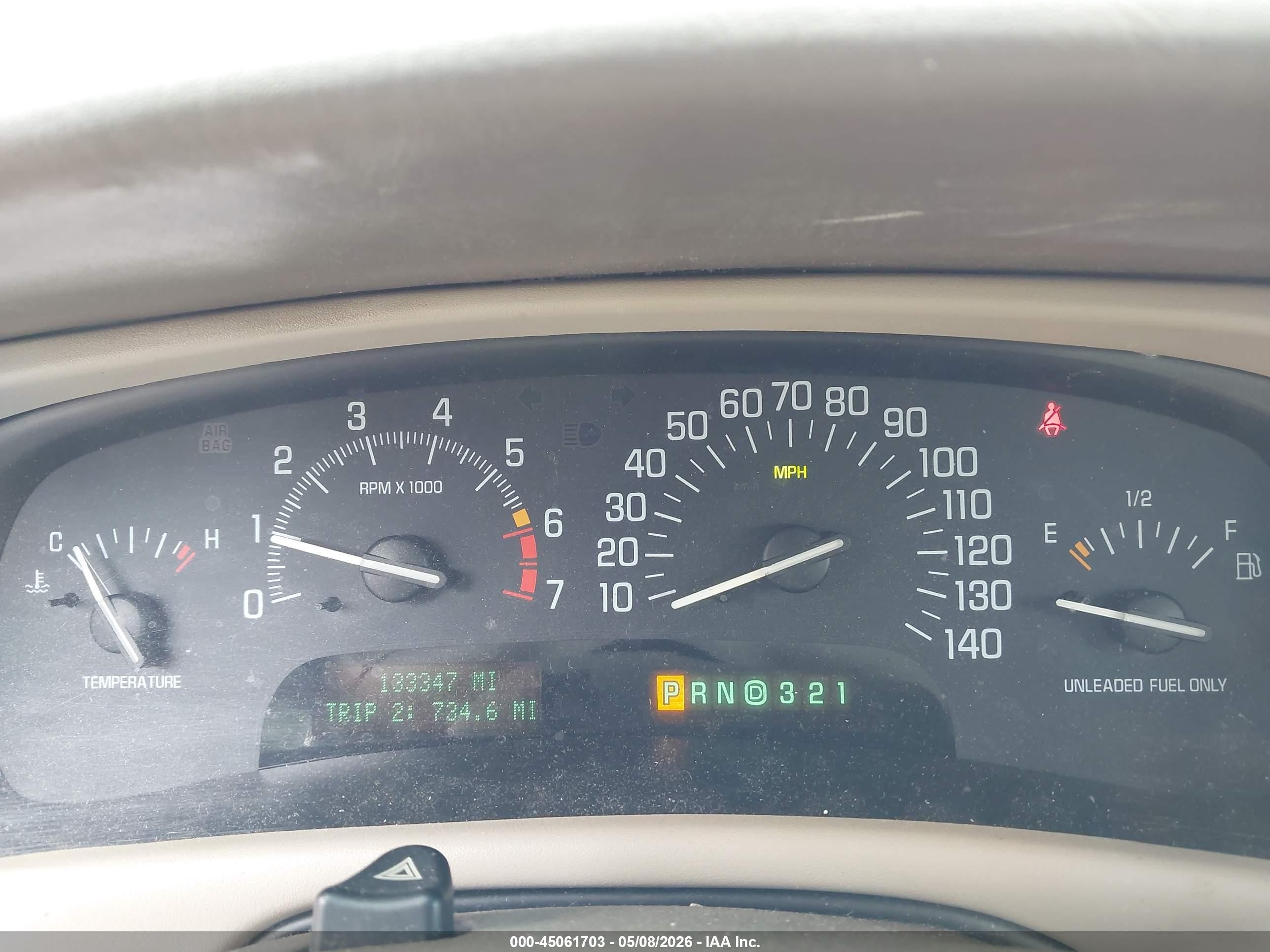 2002 Buick Park Avenue   Cream vin: 1G4CW54K524161407