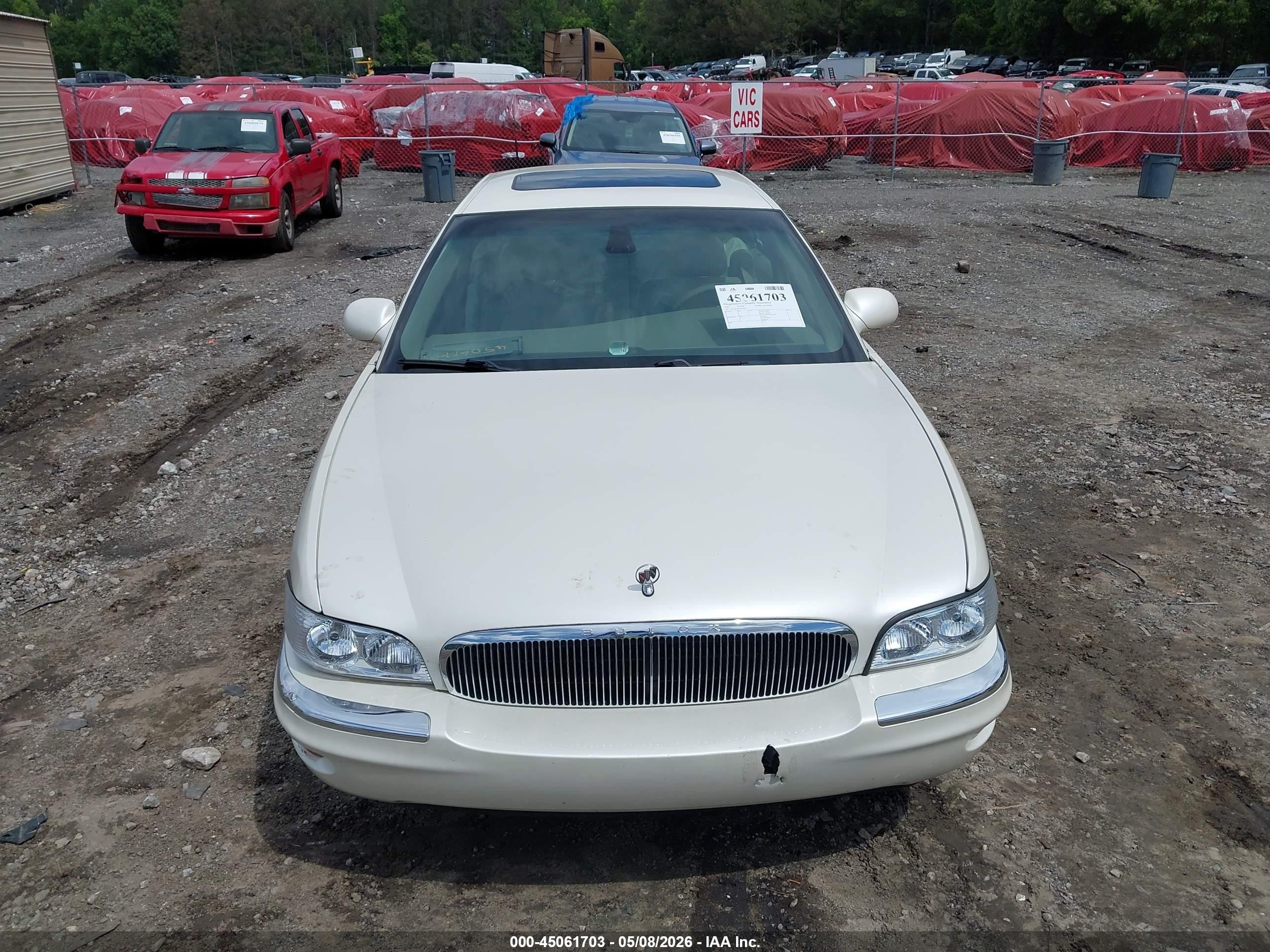 2002 Buick Park Avenue   Cream vin: 1G4CW54K524161407