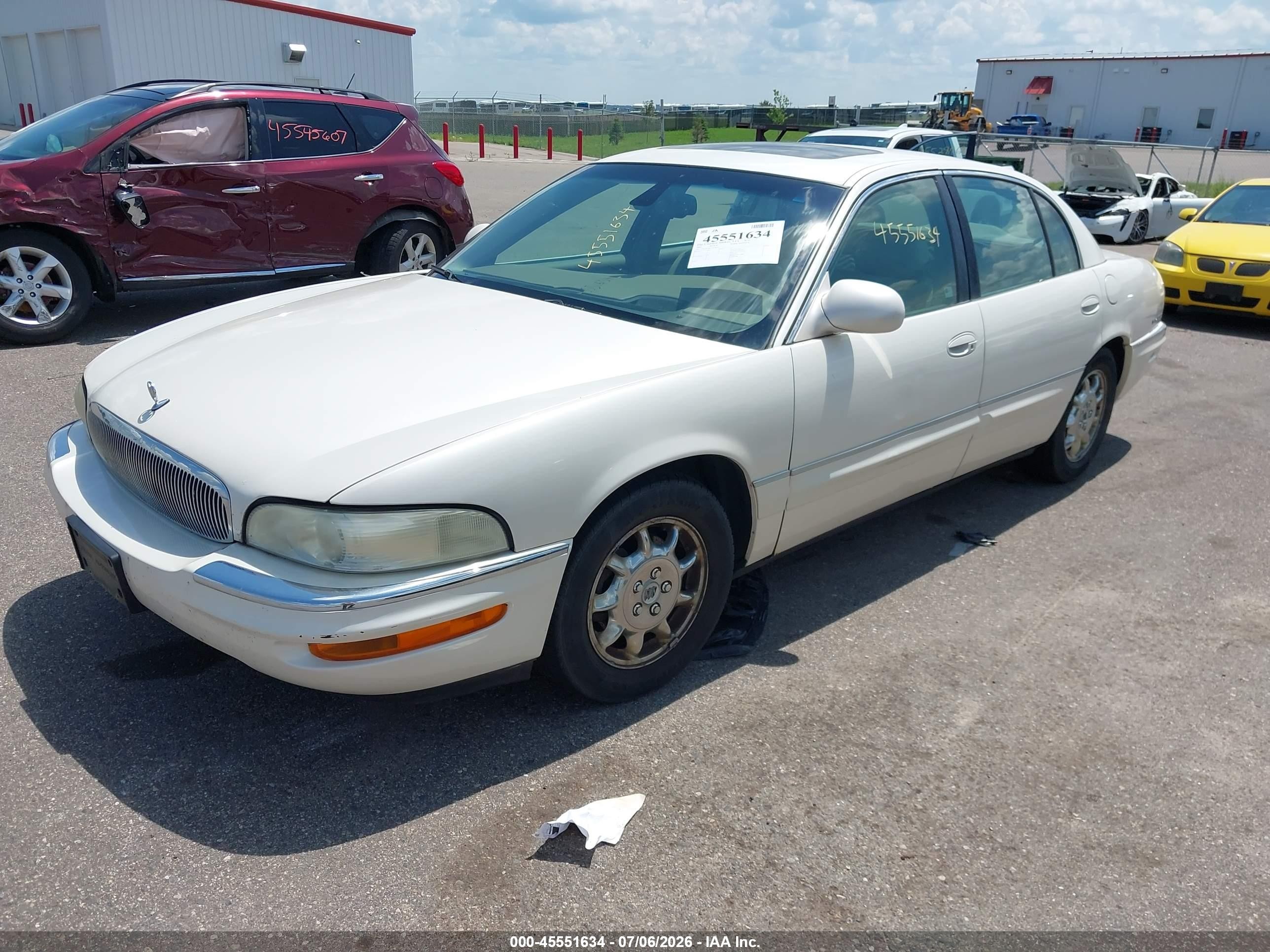 2003 Buick Park Avenue   White vin: 1G4CW54K534146830