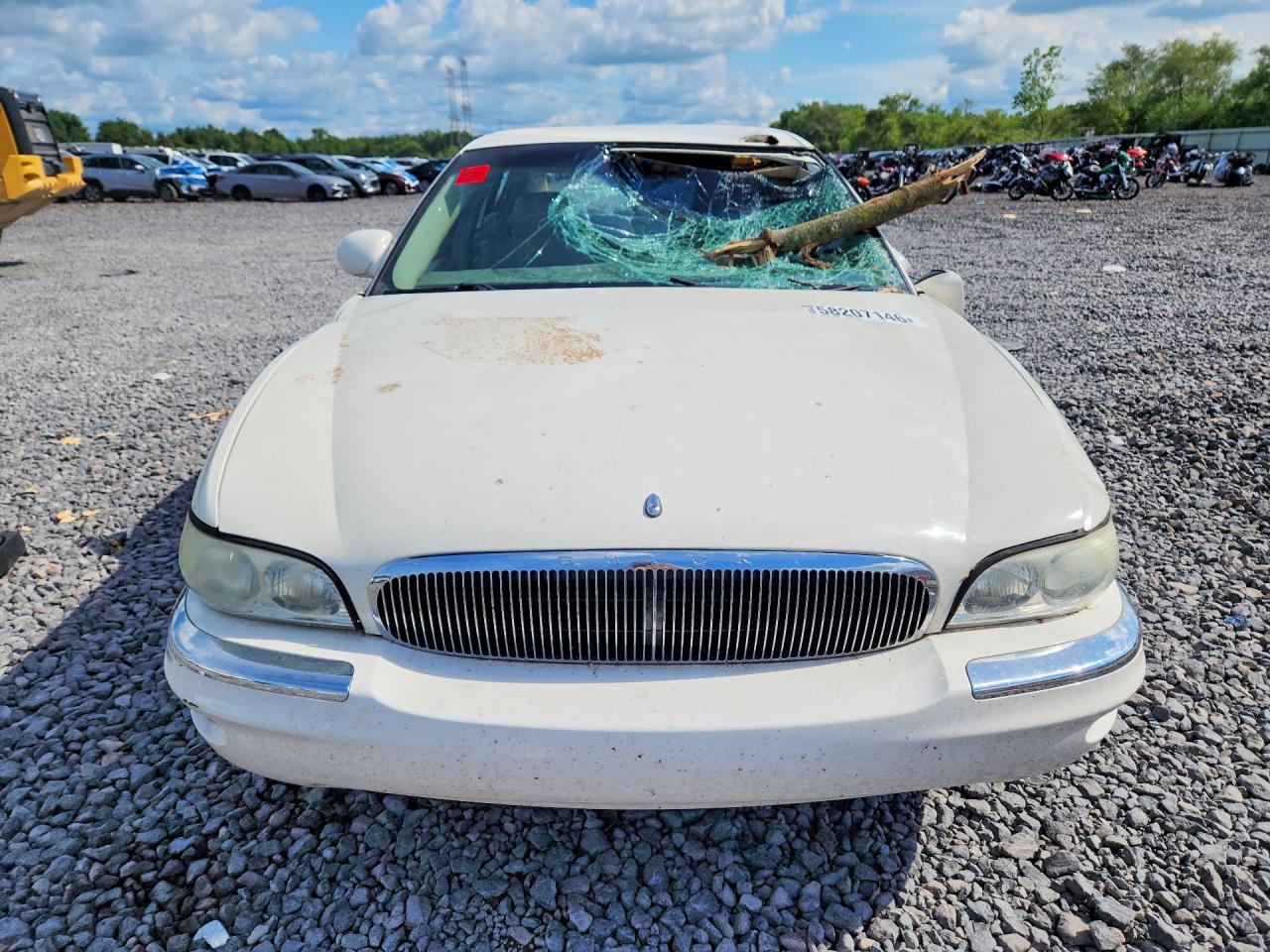 2004 Buick Park Avenue White vin: 1G4CW54K544164701