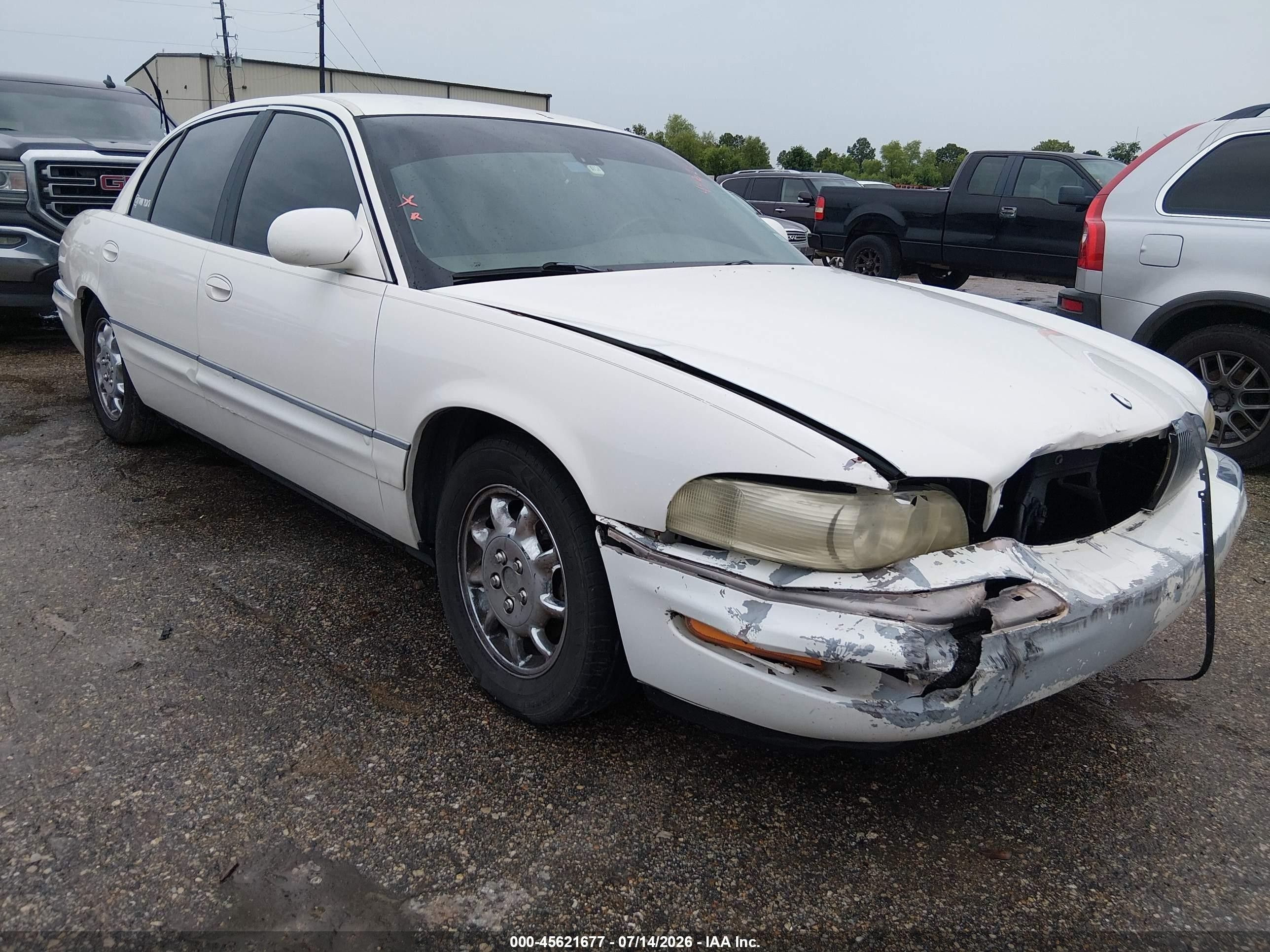 2001 Buick Park Avenue   White vin: 1G4CW54K614276788