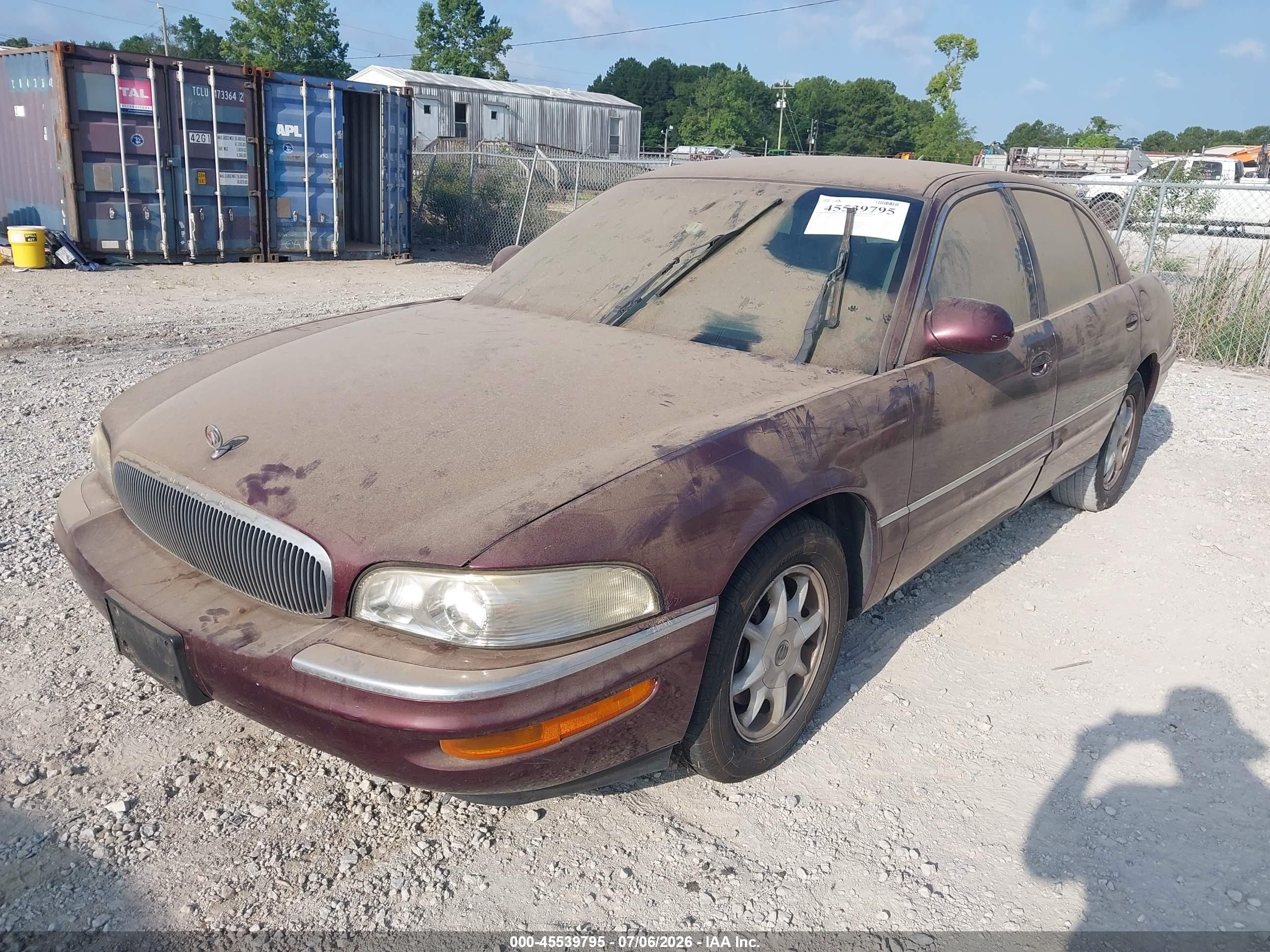 2003 Buick Park Avenue   Red vin: 1G4CW54K634136825