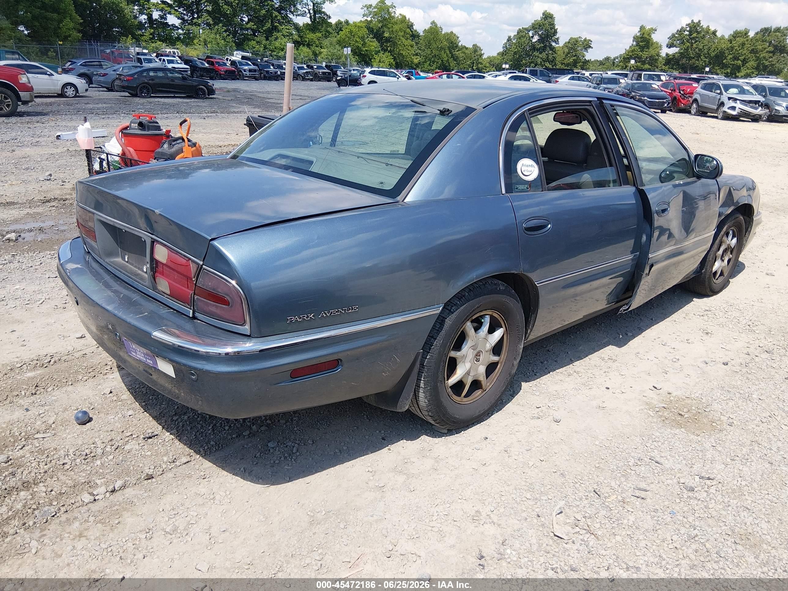2001 Buick Park Avenue   Light Blue vin: 1G4CW54K714135566