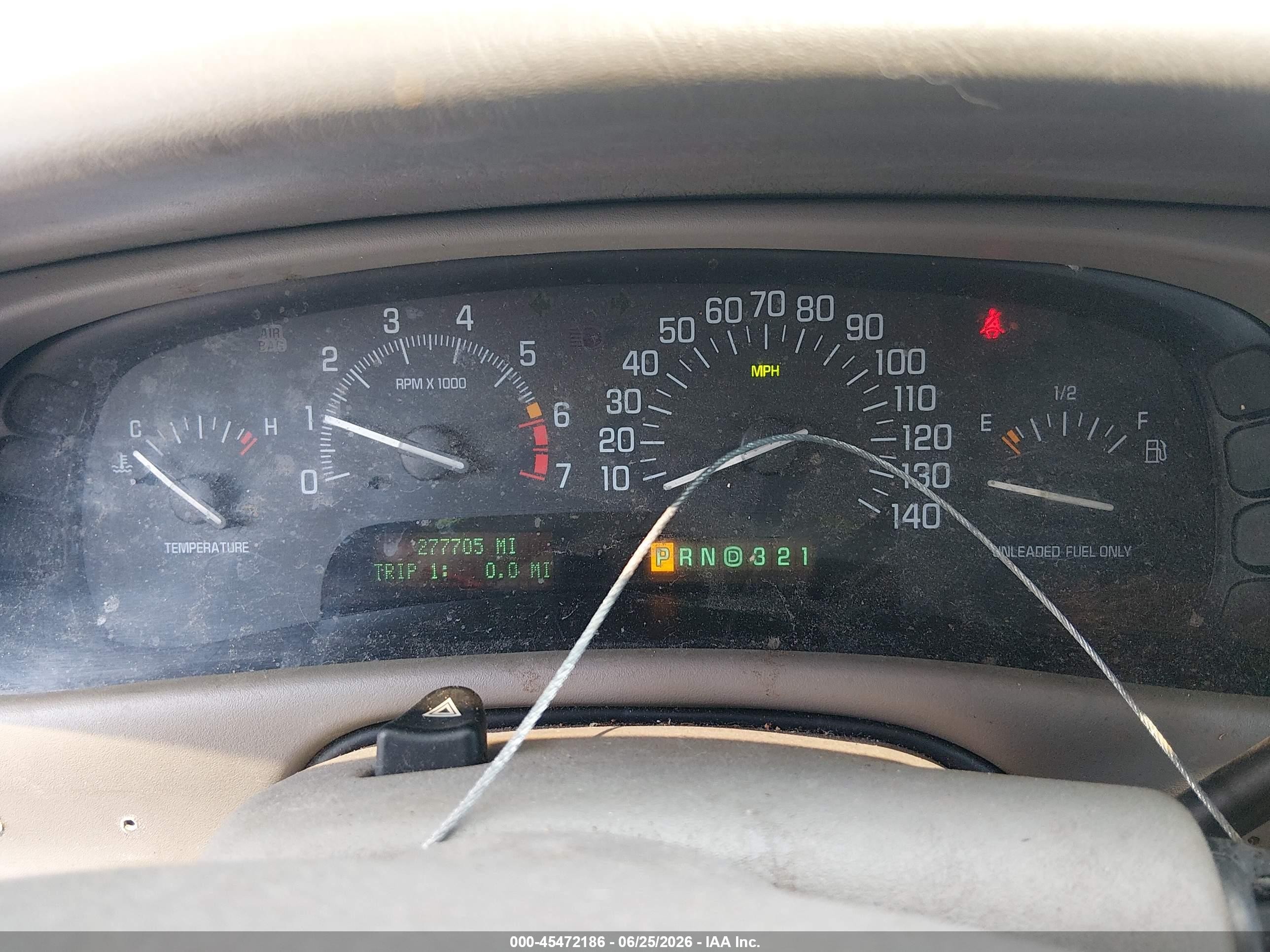 2001 Buick Park Avenue   Light Blue vin: 1G4CW54K714135566