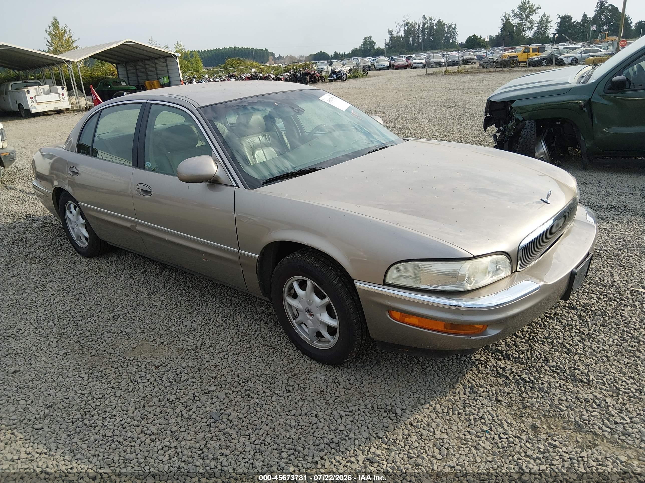 2002 Buick Park Avenue   Tan vin: 1G4CW54K724193159