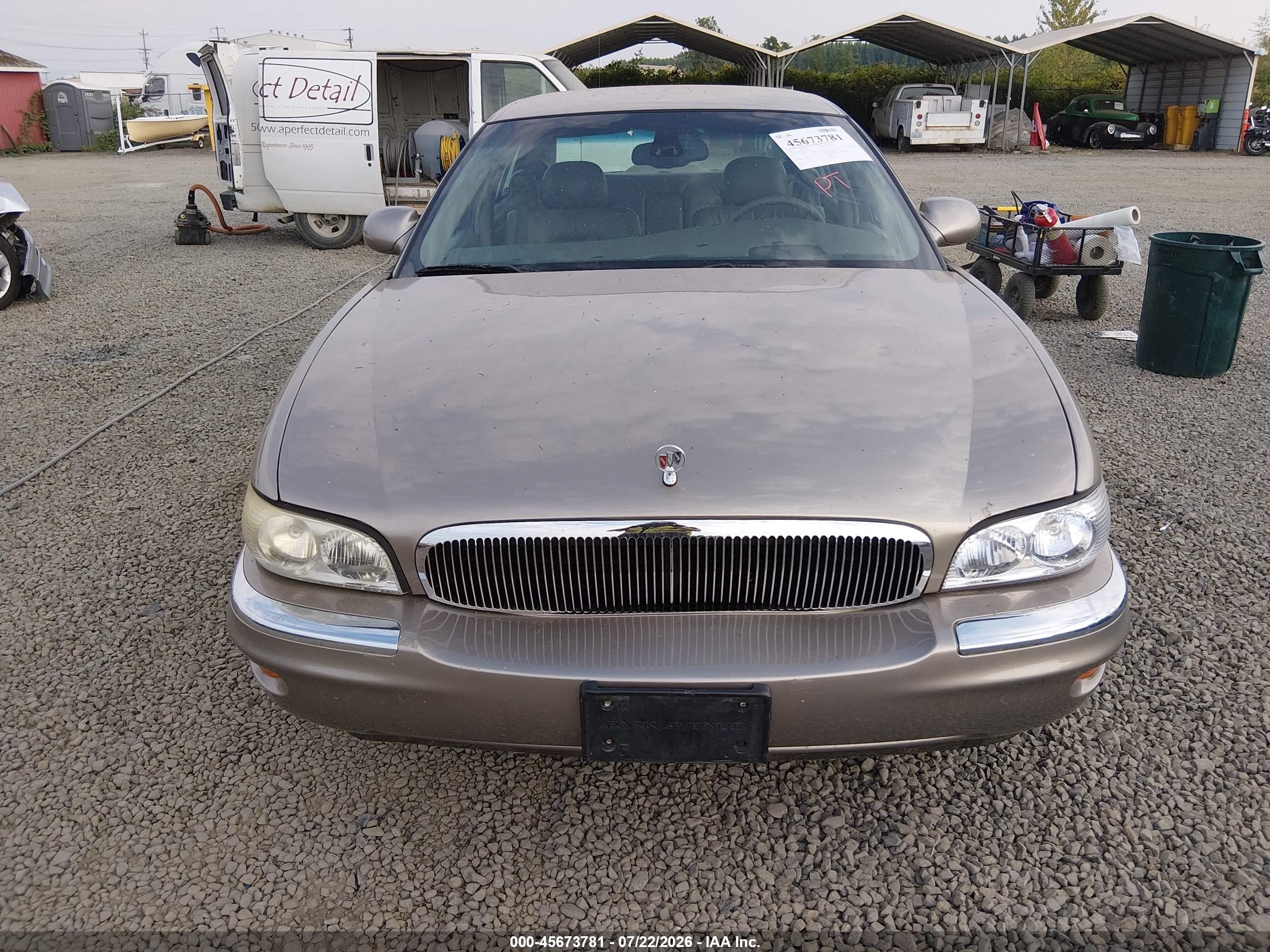 2002 Buick Park Avenue   Tan vin: 1G4CW54K724193159