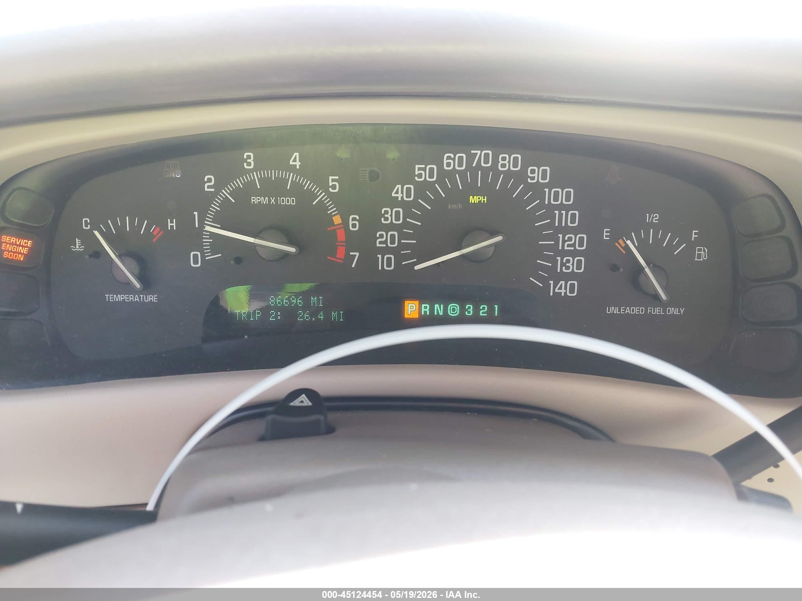 2002 Buick Park Avenue   Light Blue vin: 1G4CW54K724233045