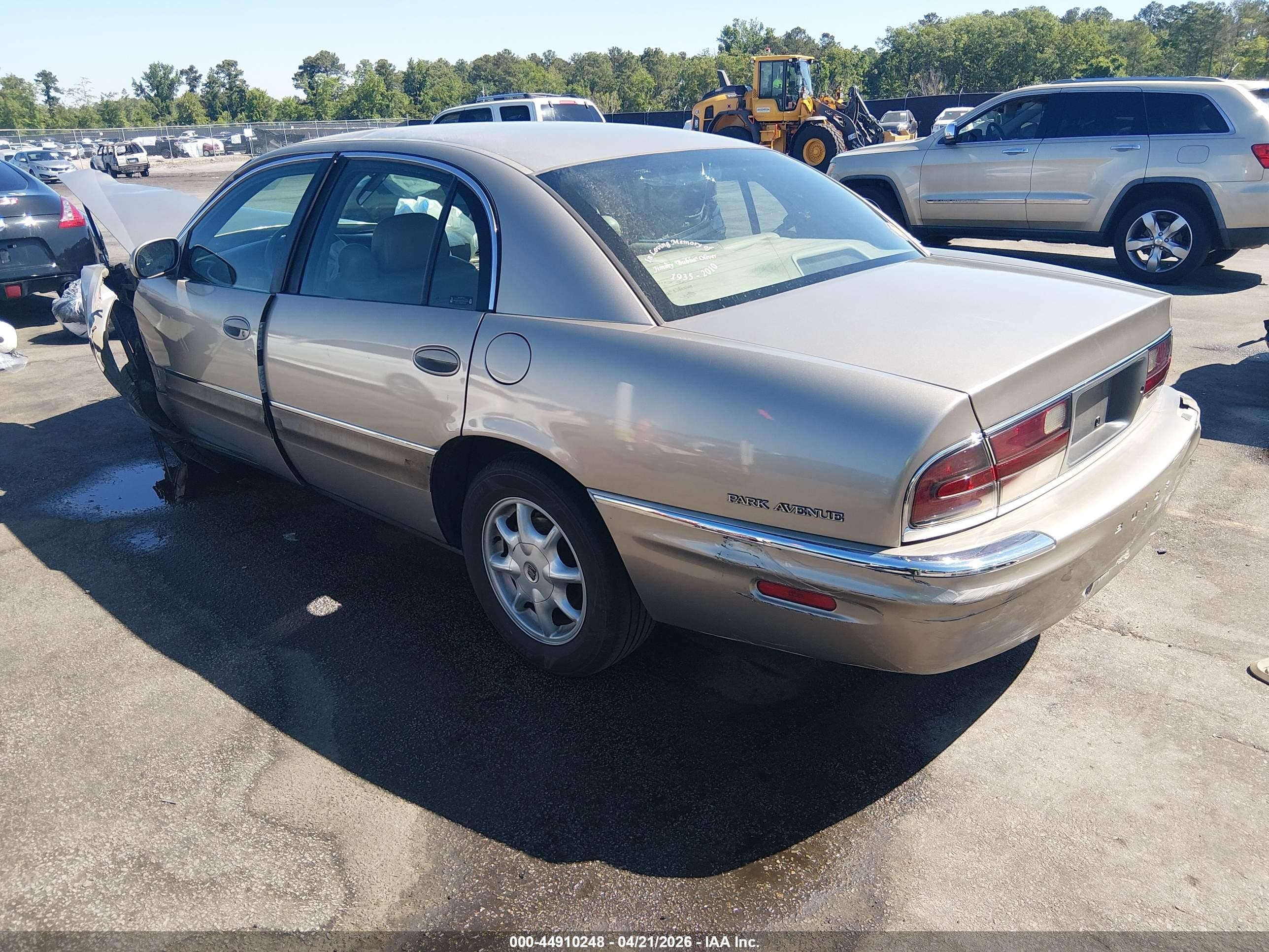 2003 Buick Park Avenue   Gold vin: 1G4CW54K734104997