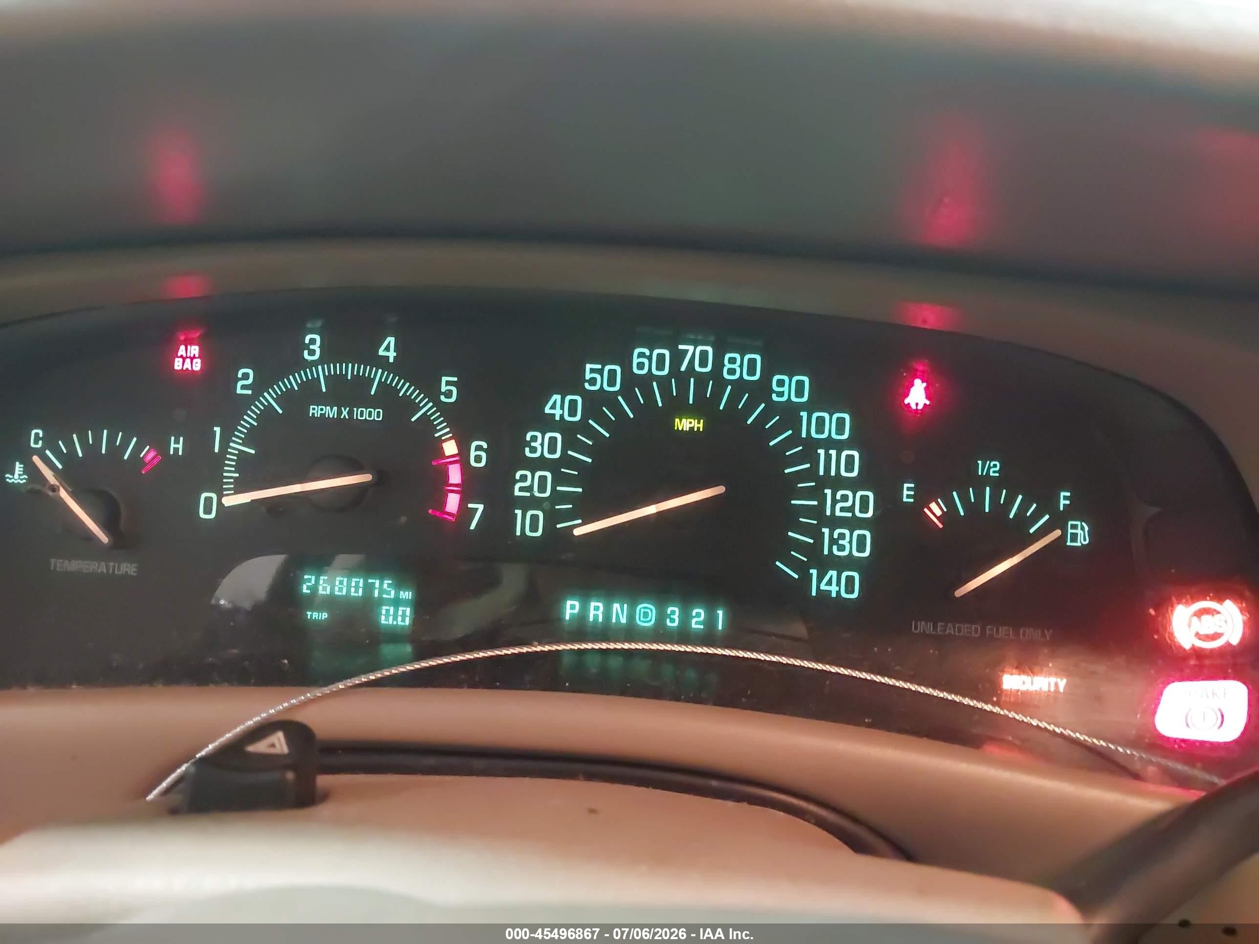 2003 Buick Park Avenue   Brown vin: 1G4CW54K734184091