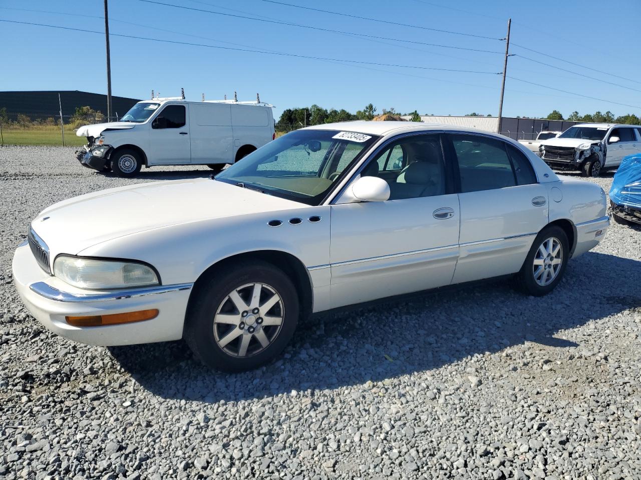 2005 Buick Park Avenue White vin: 1G4CW54K754108017