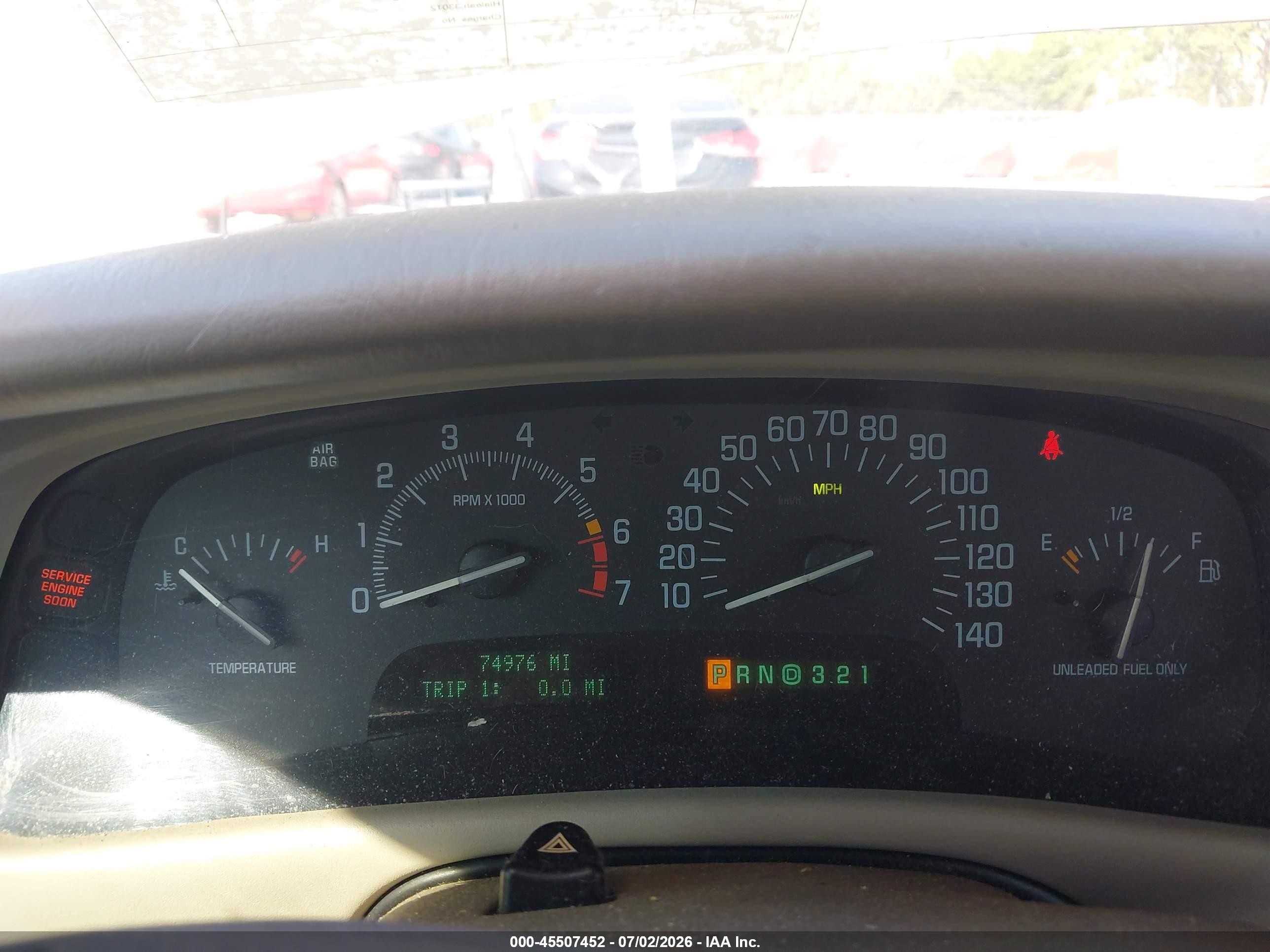 2003 Buick Park Avenue   Champagne vin: 1G4CW54K834111487