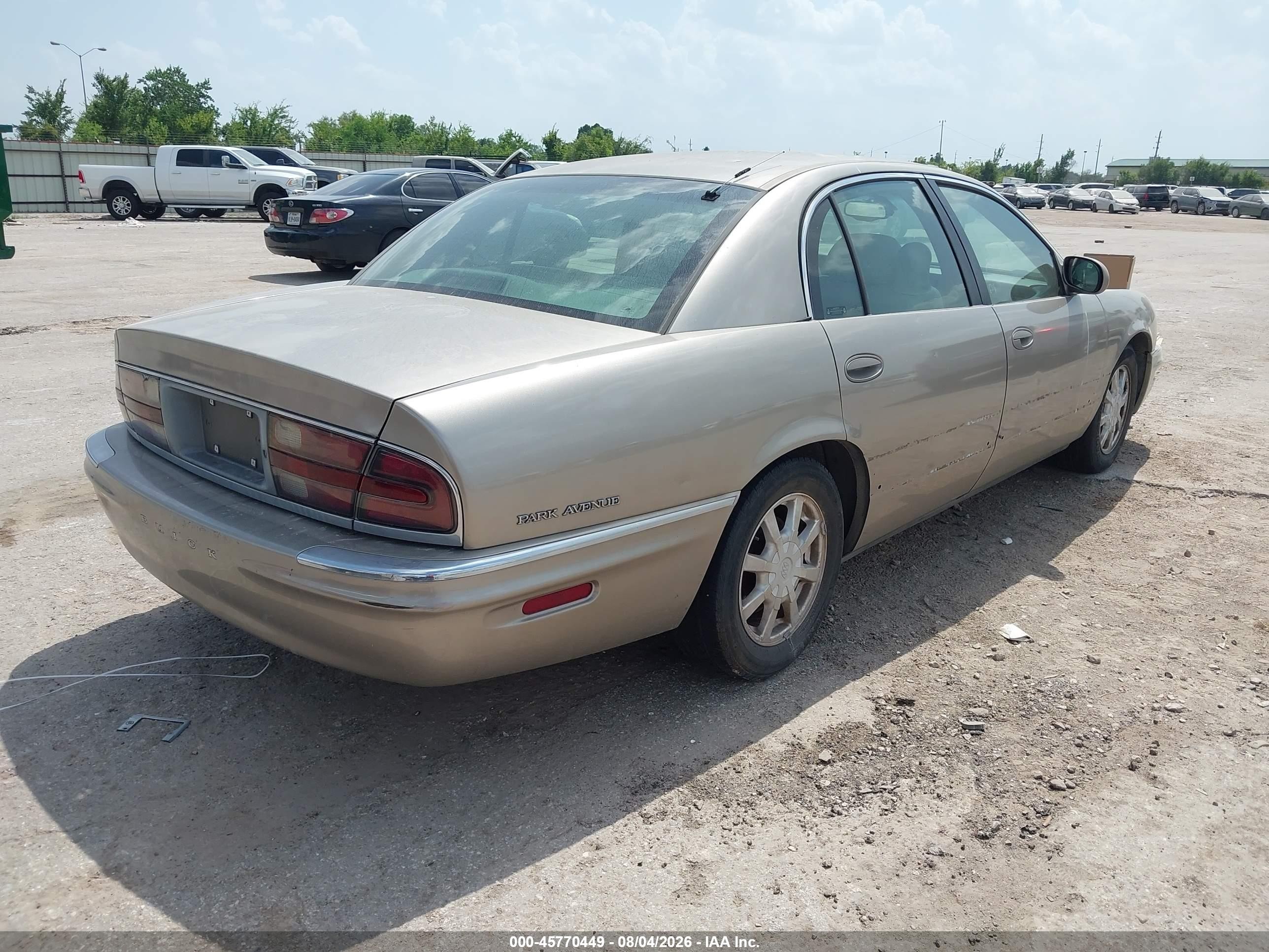 2002 Buick Park Avenue   Beige vin: 1G4CW54K924181322