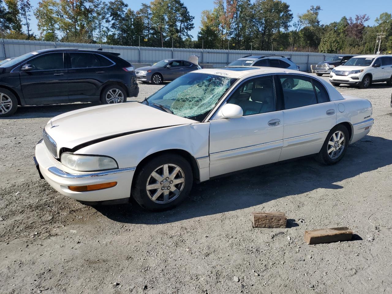 2004 Buick Park Avenue White vin: 1G4CW54K944138604