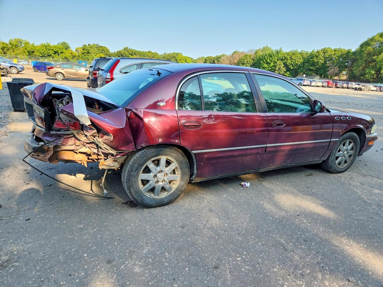 2005 Buick Park Avenue Maroon vin: 1G4CW54K954108486