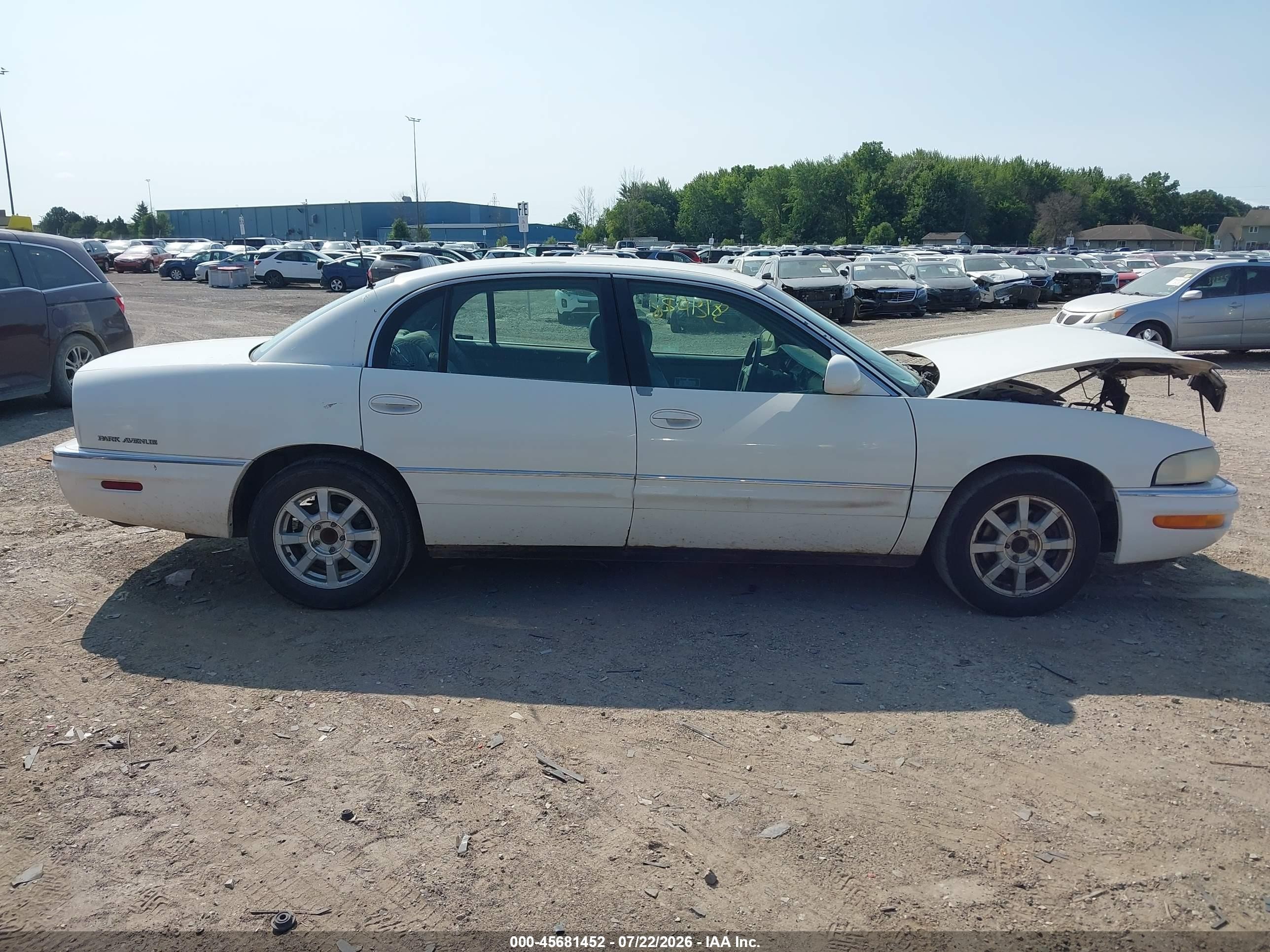 2001 Buick Park Avenue   White vin: 1G4CW54KX14173776