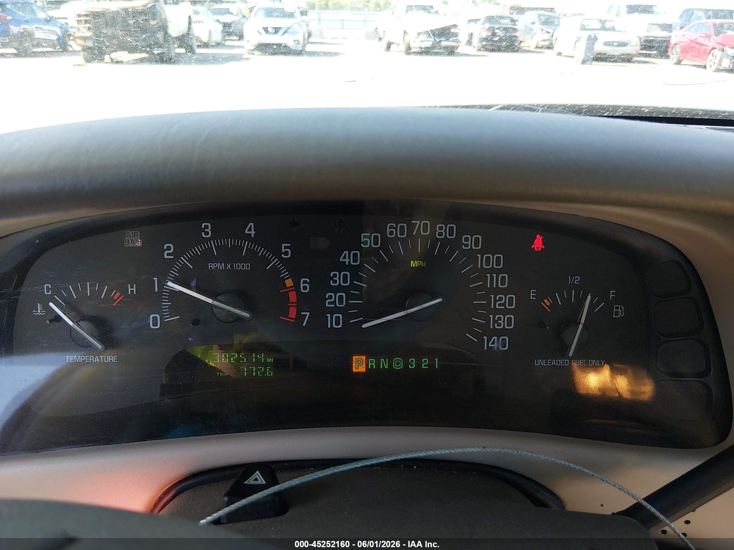 2002 Buick Park Avenue   Коричневый vin: 1G4CW54KX24140052